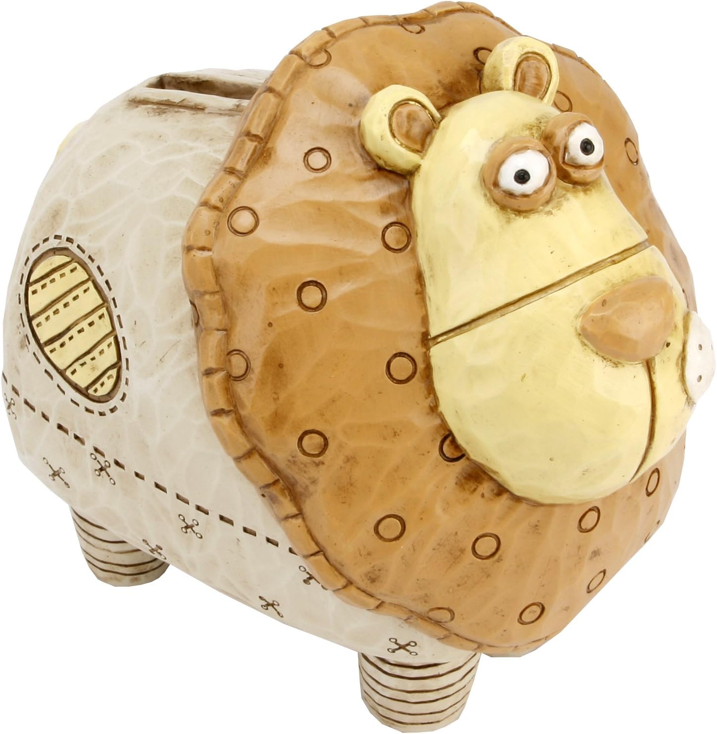 Baby Noah's Ark Resin Lion Money Box