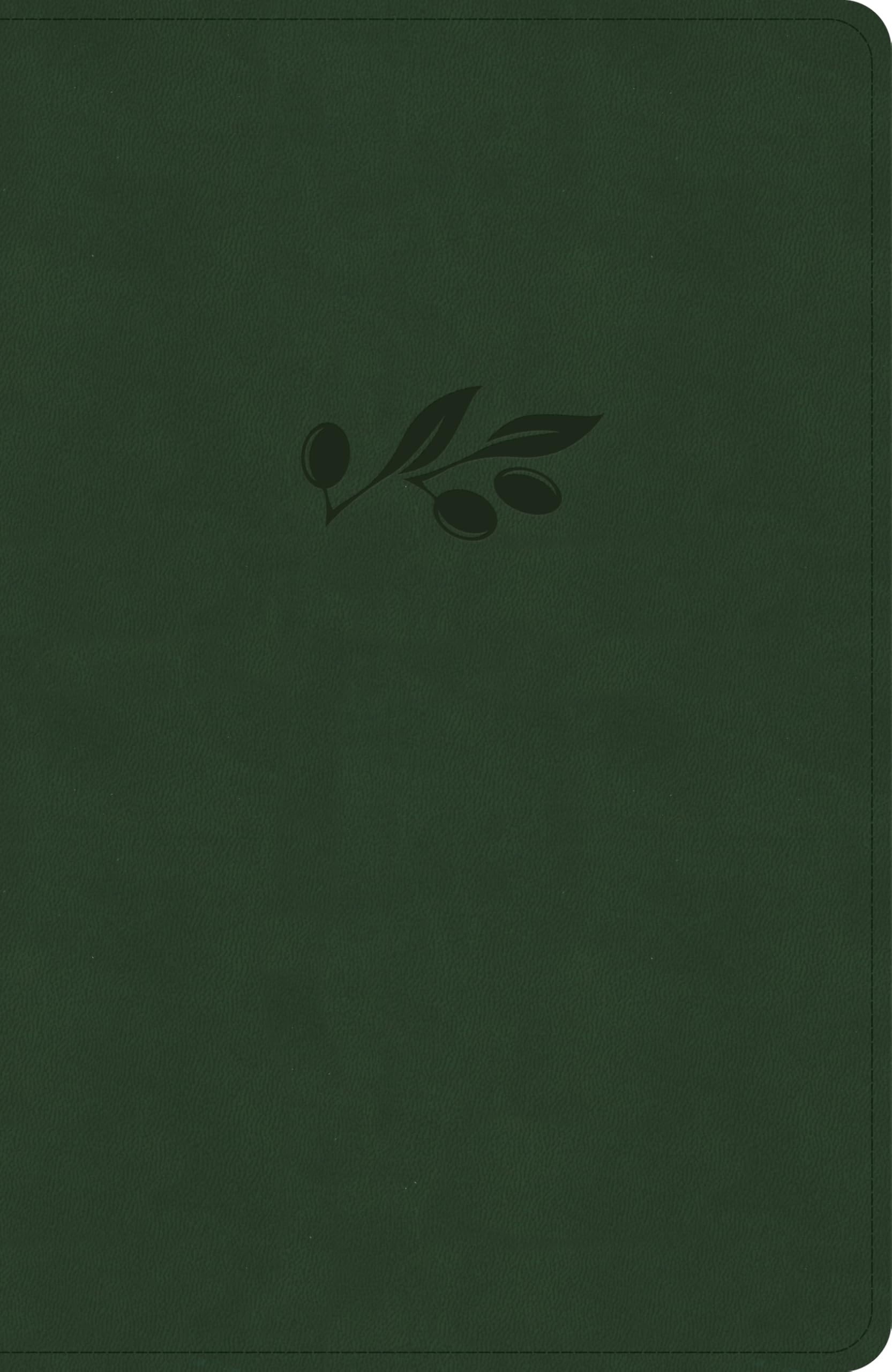 NASB Verse-by-Verse Reference Bible, Olive LeatherTouch