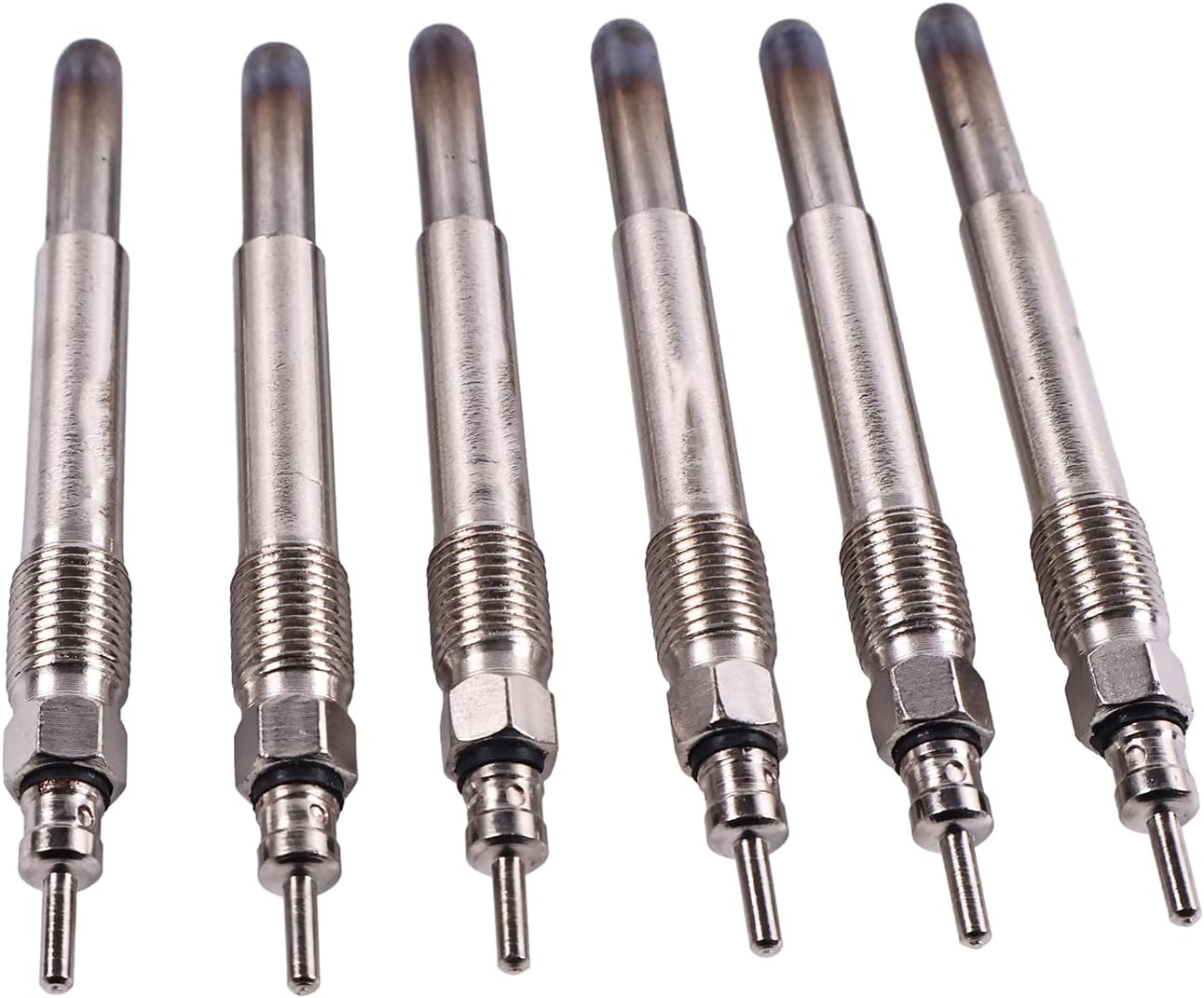 FridayParts 24V Glow Plug 3T-8706 4N-0360 4N0360 3T8706 Compatible for Caterpillar CAT Engine 3304 3408 3406 D333C Loader 941 951B 992C Replacement (6 PCS)