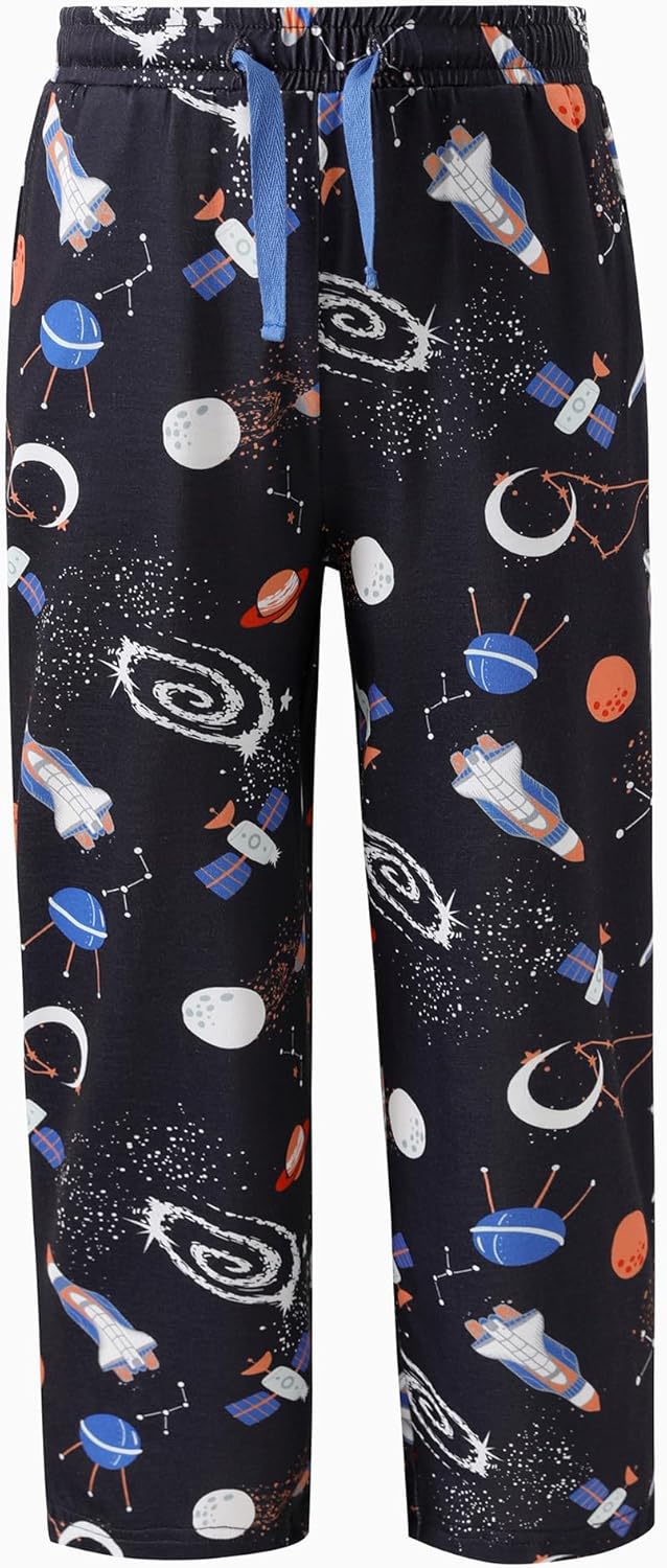 PATPAT Unisex Kids Plaid Pajama Pants – Soft Lounge Sleep Bottoms with Elastic Waist and Pockets, Ages 5–14 Years - Image 2