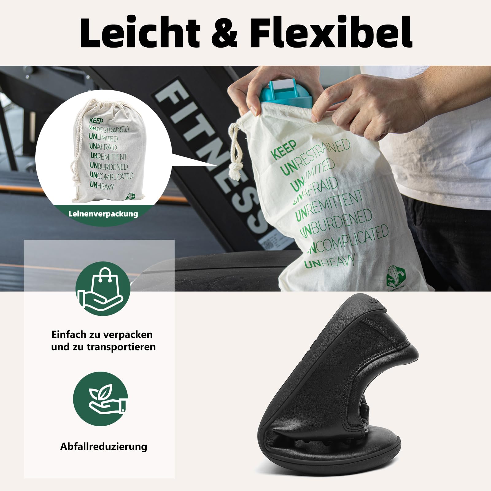 SAGUARO Herren Barfußschuhe Leicht rutschfest Minimalschuhe mit Breiter Zehenbox und Zero-Drop Solhe - Noble II, Gr.36-48