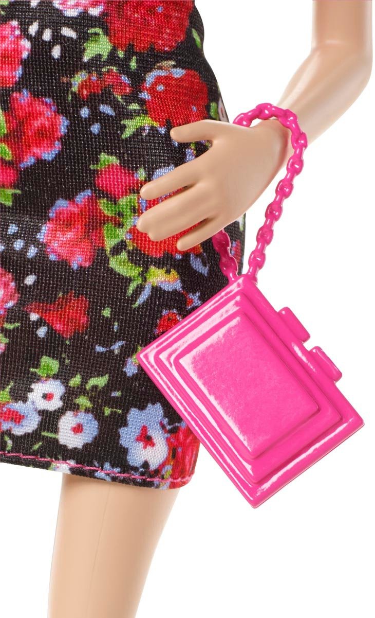 Amazon.com: Barbie Fashionistas Raquelle Doll with Flower Print Dress and  Red Bodice : Toys & Games
