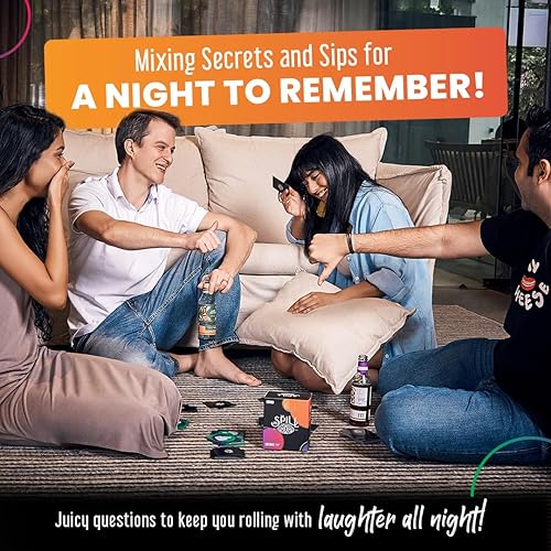 Miniatura 3 de Juego de fiesta de derrames un juego de cartas sobre secretos derramados, juego de fiesta sin censura para despedidas de soltera, cumpleaños y más,