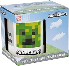 Minecraft Ceramic Mug 325 ml, 1 Unidad (Paquete de 1), Colourful, Multicoloured (Blue, Red, Green)