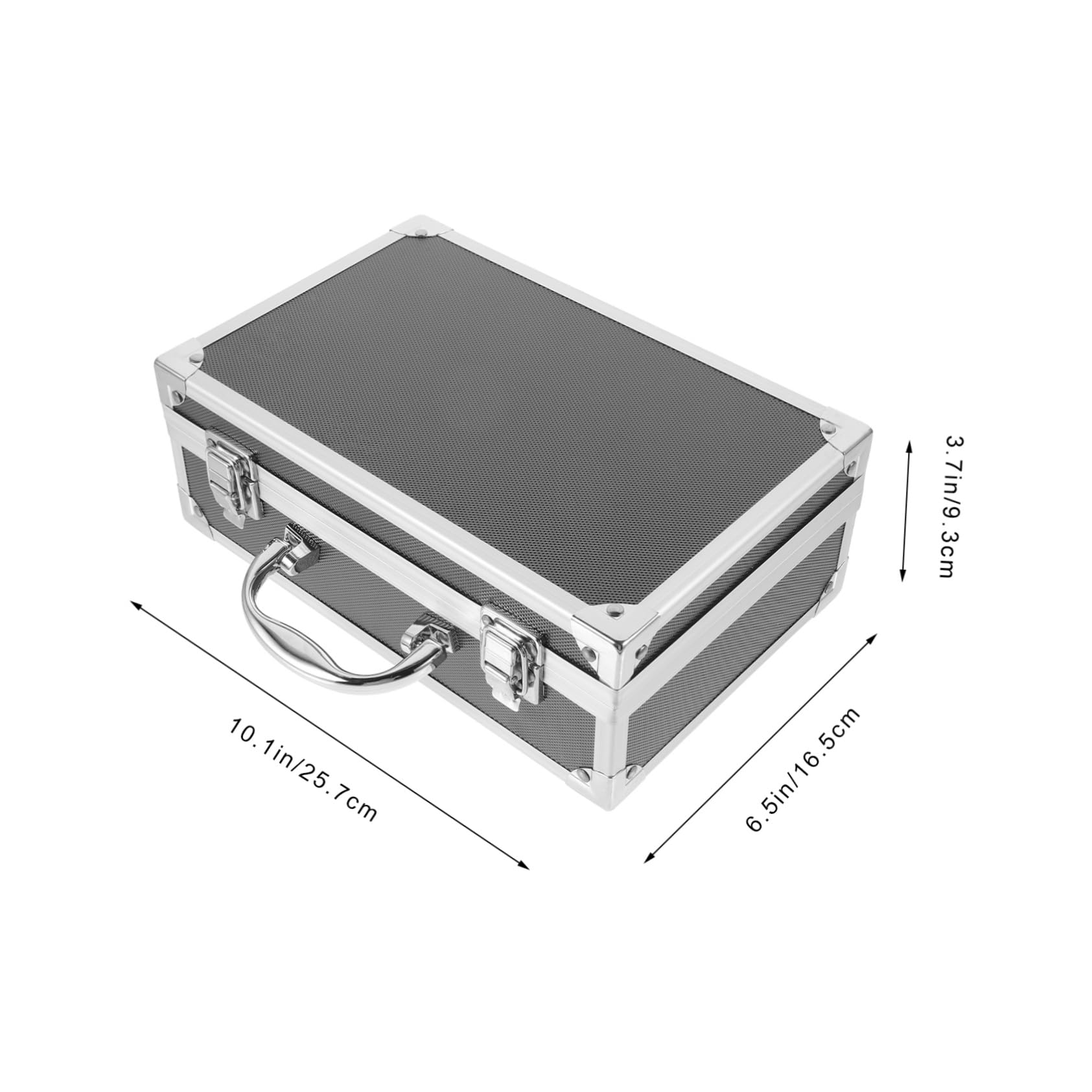 Cassetta Attrezzi in Lega di Alluminio Leggera e Resistente, Organizer Portatile per Utensili Design Anti-deformazione per Accessori da Viaggio