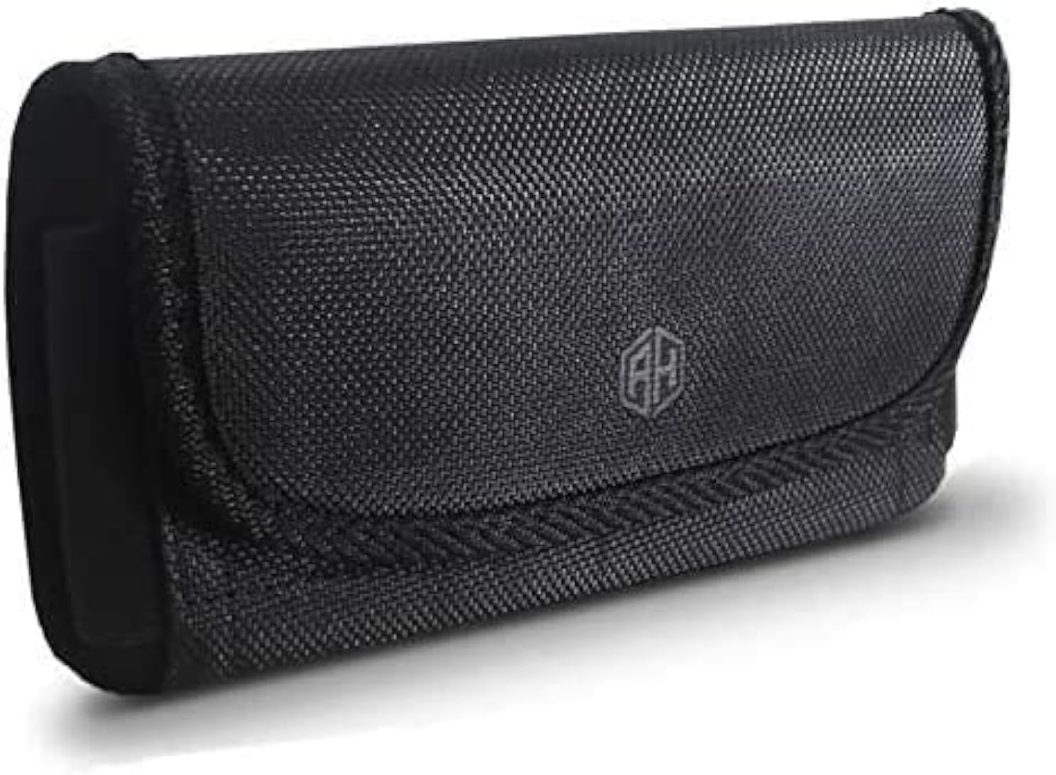 Product image of AH Military Grade Nylon Cell Phone Pouch - Clip Holder for Belt Loop, Fits iPhone 13/14 Max/Pro, S20 Plus, Otterbox (Large)