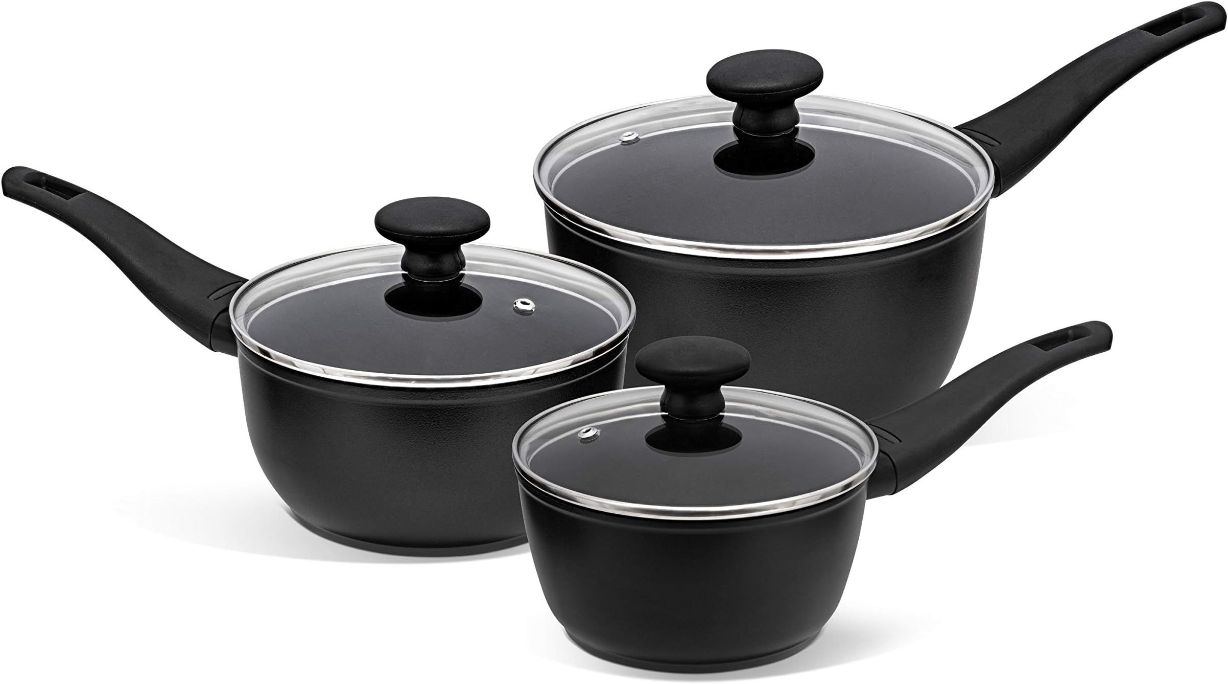 Prestige Thermo Smart Saucepan Set, 3pce