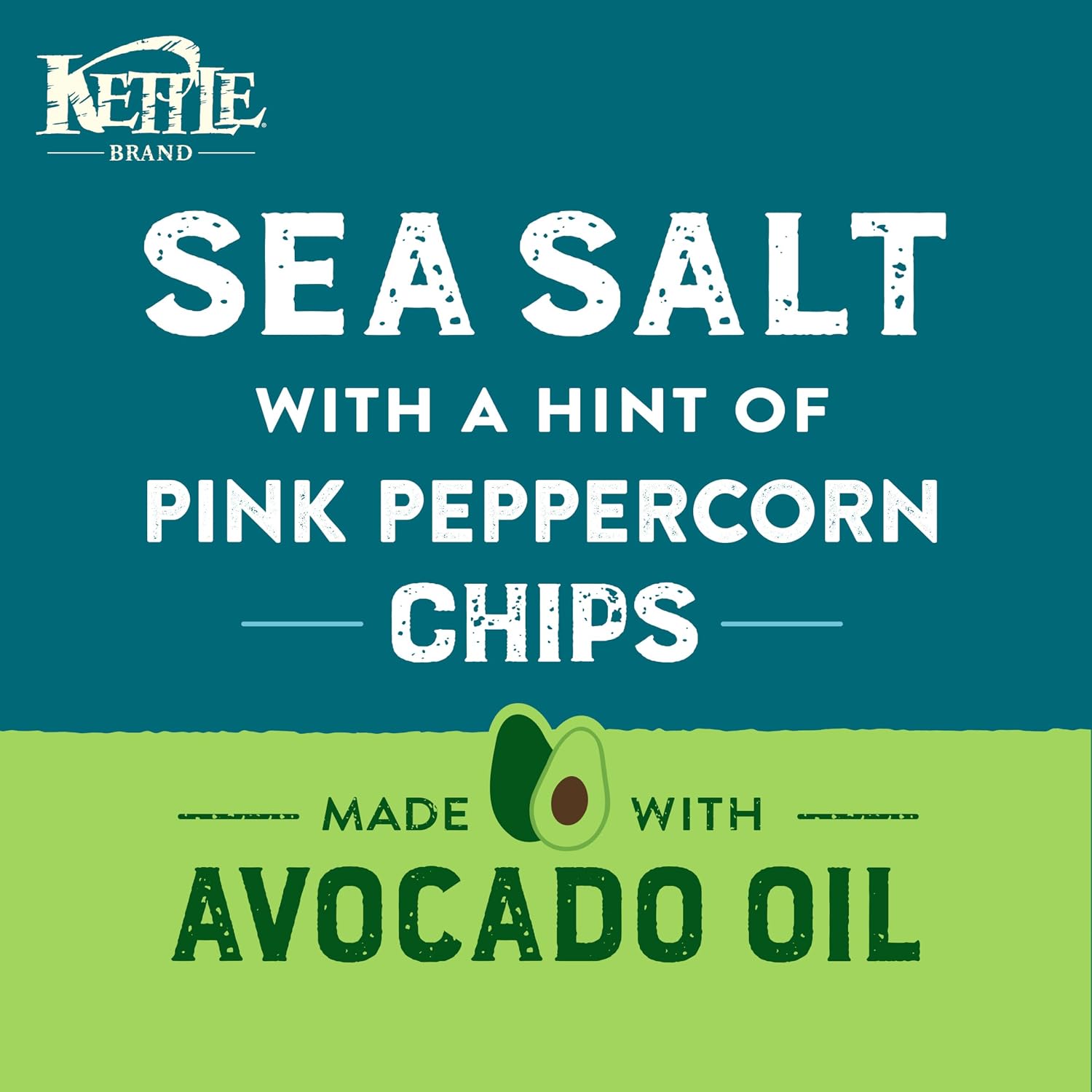 Kettle Brand Made with Avocado Oil Sea Salt Pink Peppercorn Chips, 6 Oz Bag (Pack of 4) image 4