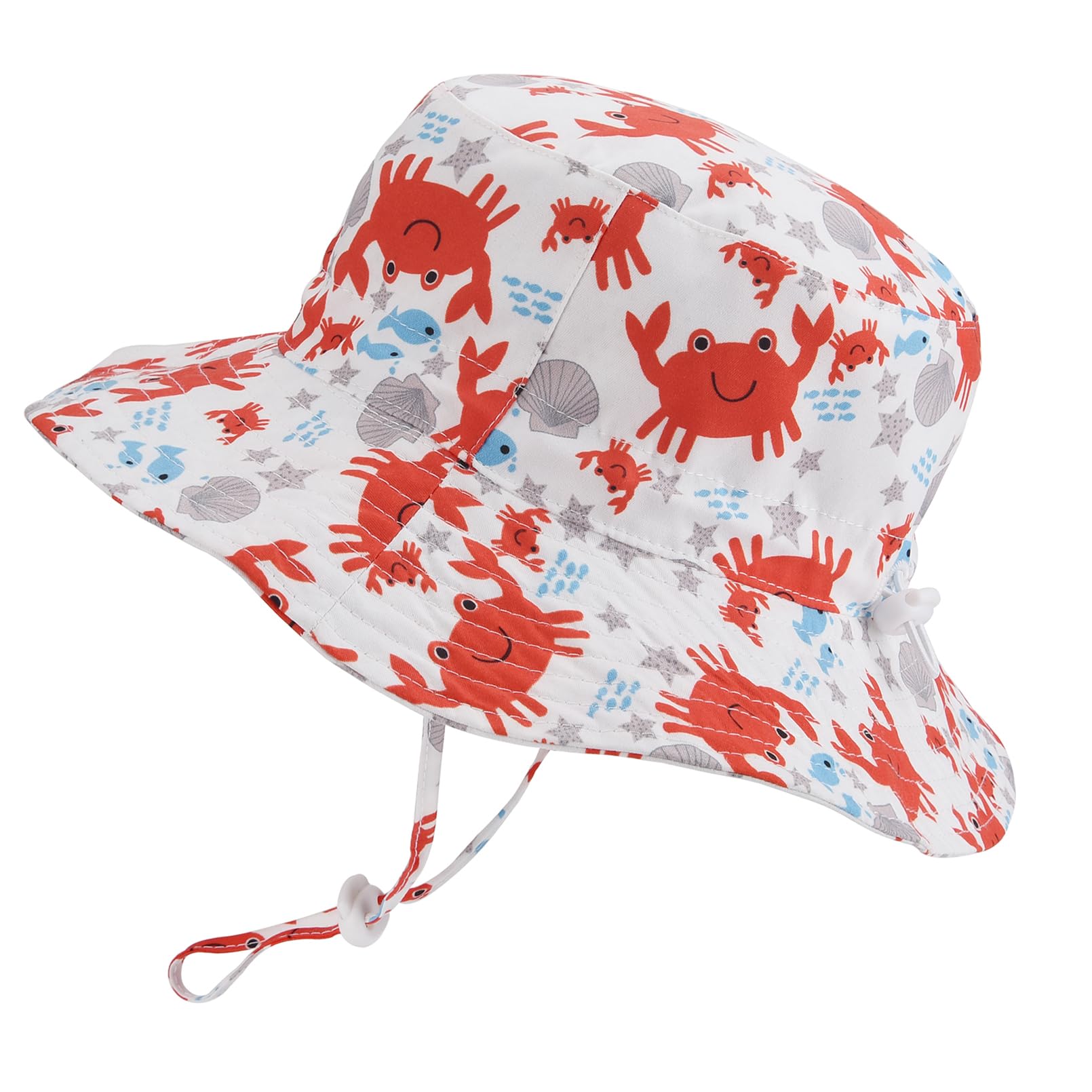 Snapklik.com : Baby Sun Hat Adjustable - Toddler Kids Beach Pool Bucket ...
