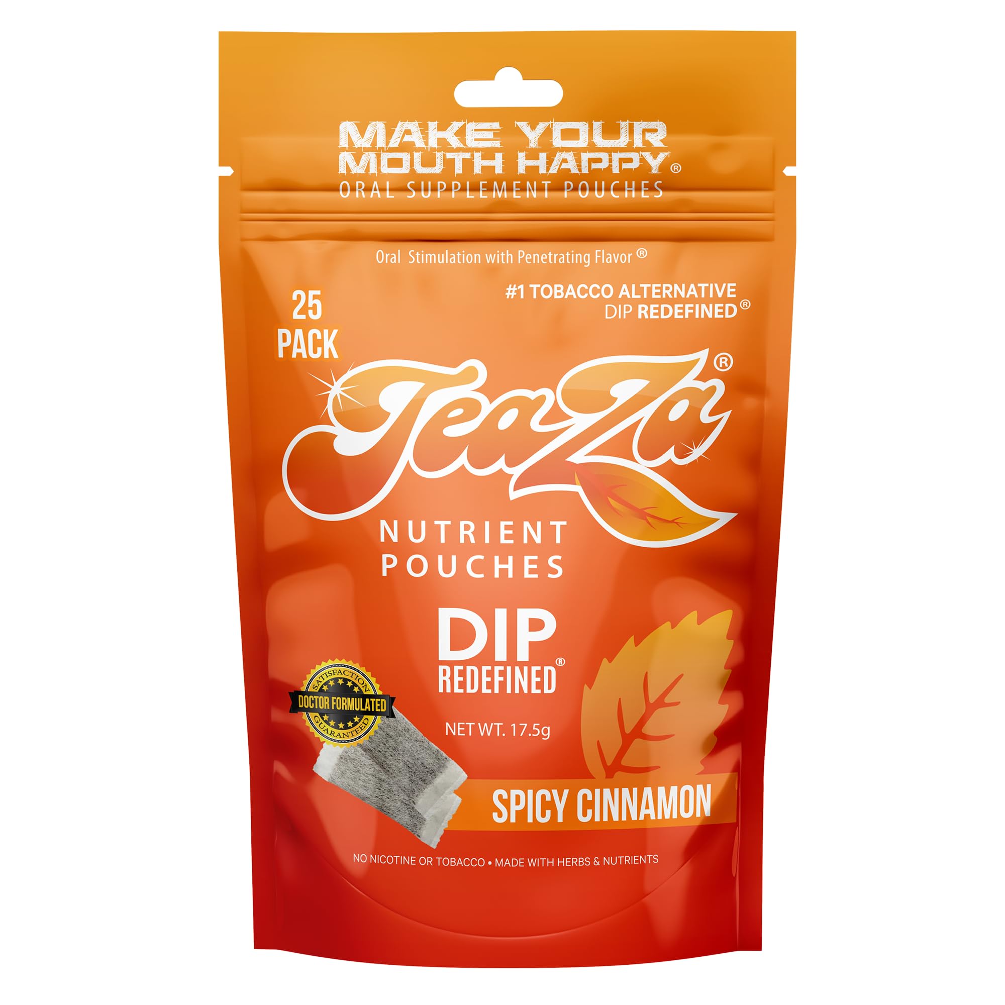 Amazon.com : Teaza Energy Pouches - Alternative Snuff Healthy Dip