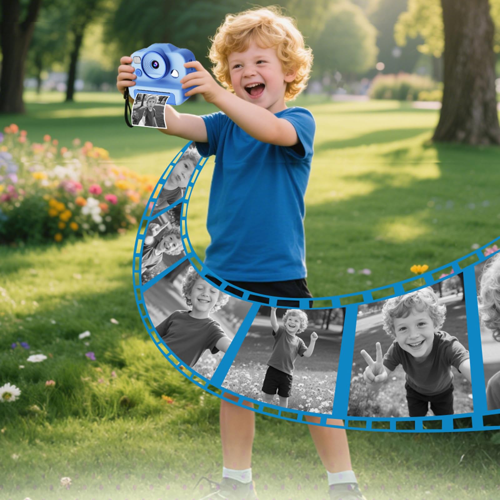 Memoria espandibile per fotocamera digitale per bambini Doppia lente Chiarezza e ricarica USB per fotografie lunghe e versatilità Fotocamera per bambini