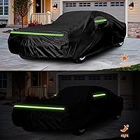 Vista 5 de Funda impermeable para coche Replace para Ford Mustang 1964-1978, 6 capas para todo tipo de clima, funda personalizada Mustang para todo el coche