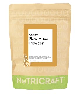 NutriCraft Organic Raw Maca Root Powder (1kg Bag), for Baking, Smoothies, Hot Drinks and Breakfasts - Amazon product rated Grade A