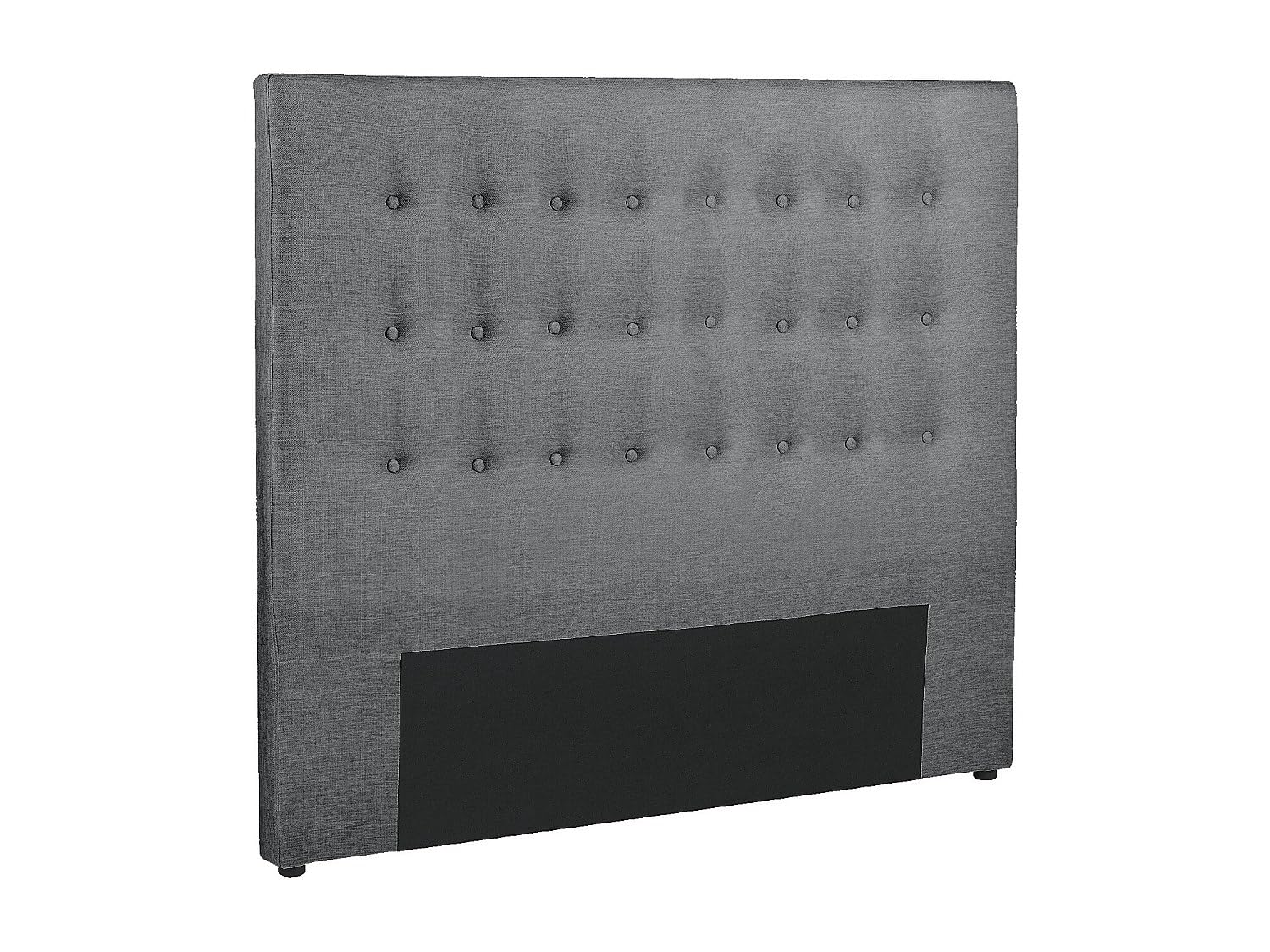 Vente-unique - Tête de lit capitonnée 180 cm - Tissu - Gris - Francesco