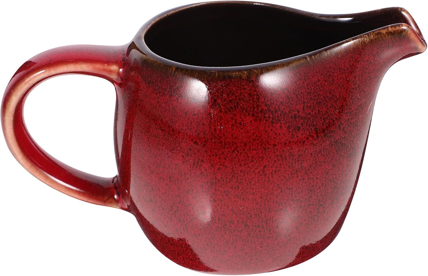 Ceramic Mini Pitcher with Handle and Spout Xmas for Coffee