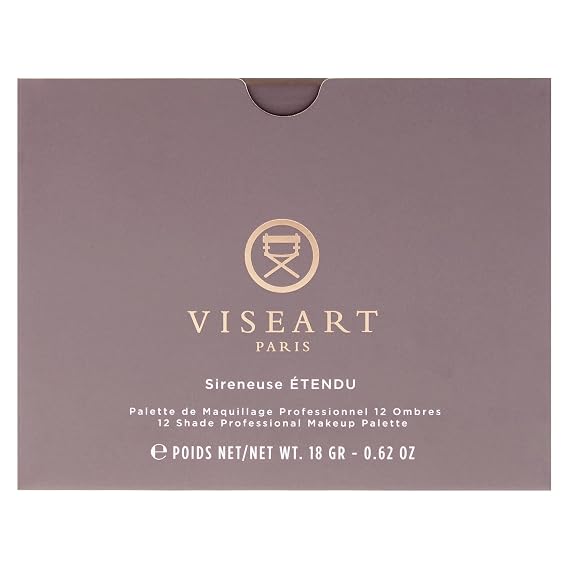 Etendu Eyeshadow Palette - Sireneuse by Viseart Paris for Women - 0.62 oz Eye Shadow