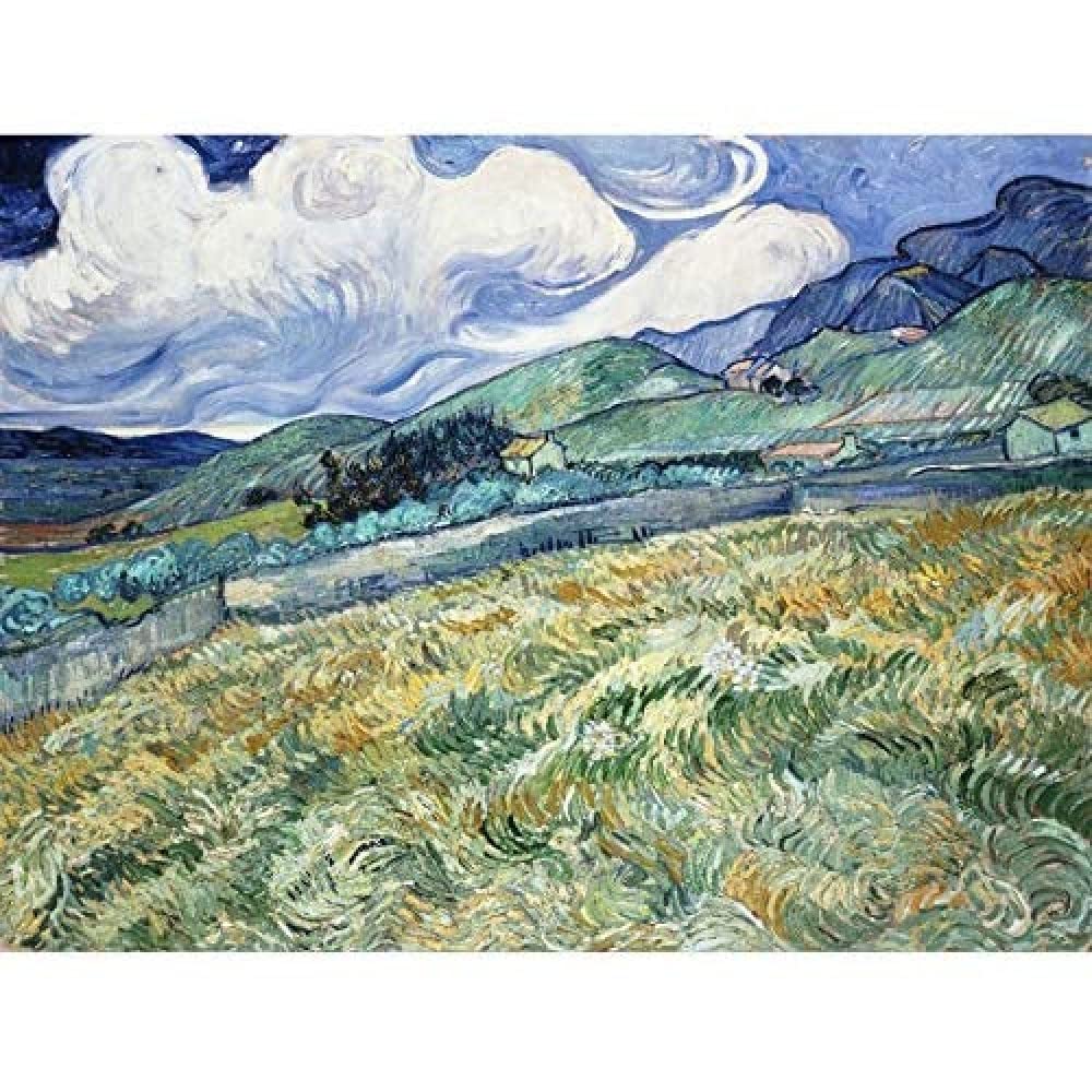 Vincent Van Gogh Landscape From Saint Remy Unframed Wall Art Print Poster Home Decor Premium