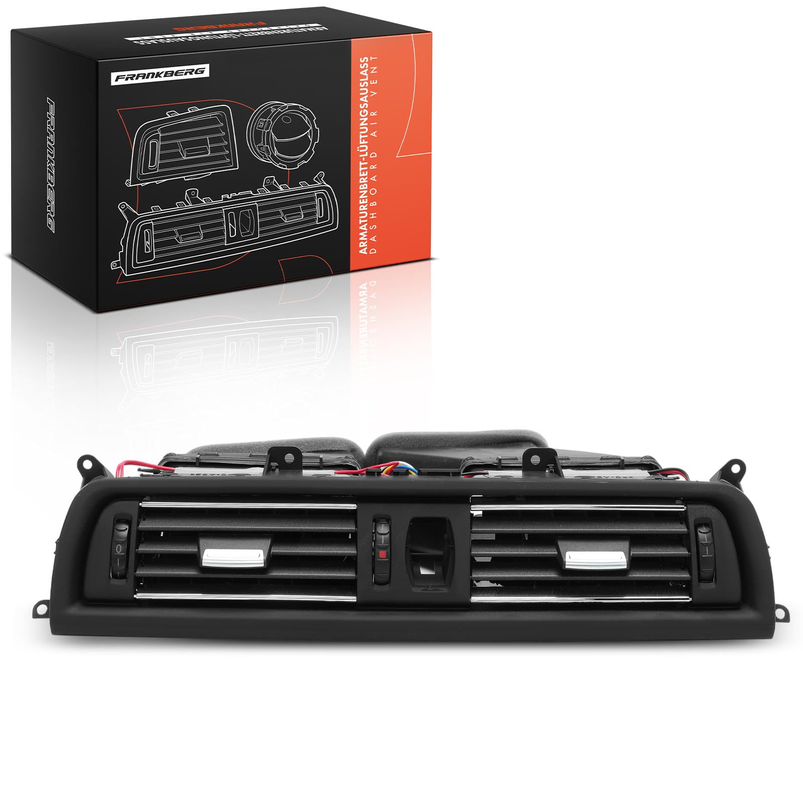 Frankberg Griglia di Valvolaazione Bocchetta dell'aria Compatibile con Serie 5 F10 518-535d xDrive 520-550i xDrive Serie 5 Touring F11 518-535d xDrive 520-550i xDrive Replace# 64229209136
