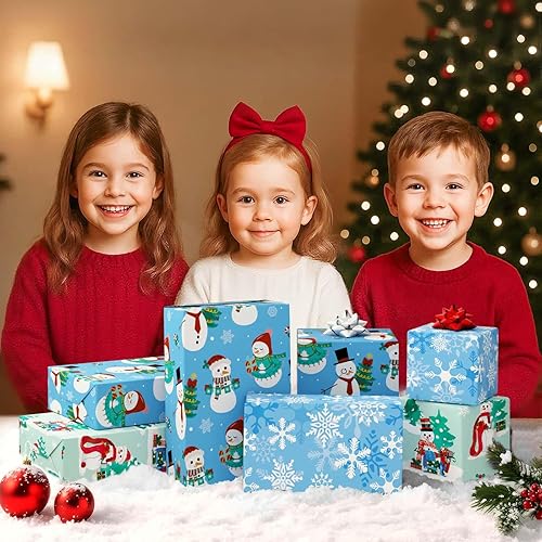 Vista 222 de WERNNSAI Rollos de papel de regalo de dinosaurios, 3 rollos de papel de regalo de dinosaurio rosa de 17 x 120 pulgadas, para bebés, niñas, Pink