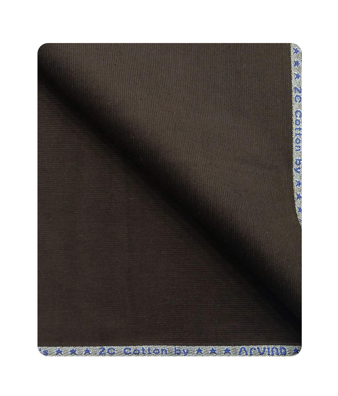 arvind Men's Solid Trousers Fabric (LSADTR65DKBRN23VDEC-1.50M_Dark Brown_1.50 Meter, Free Size)-picture-22