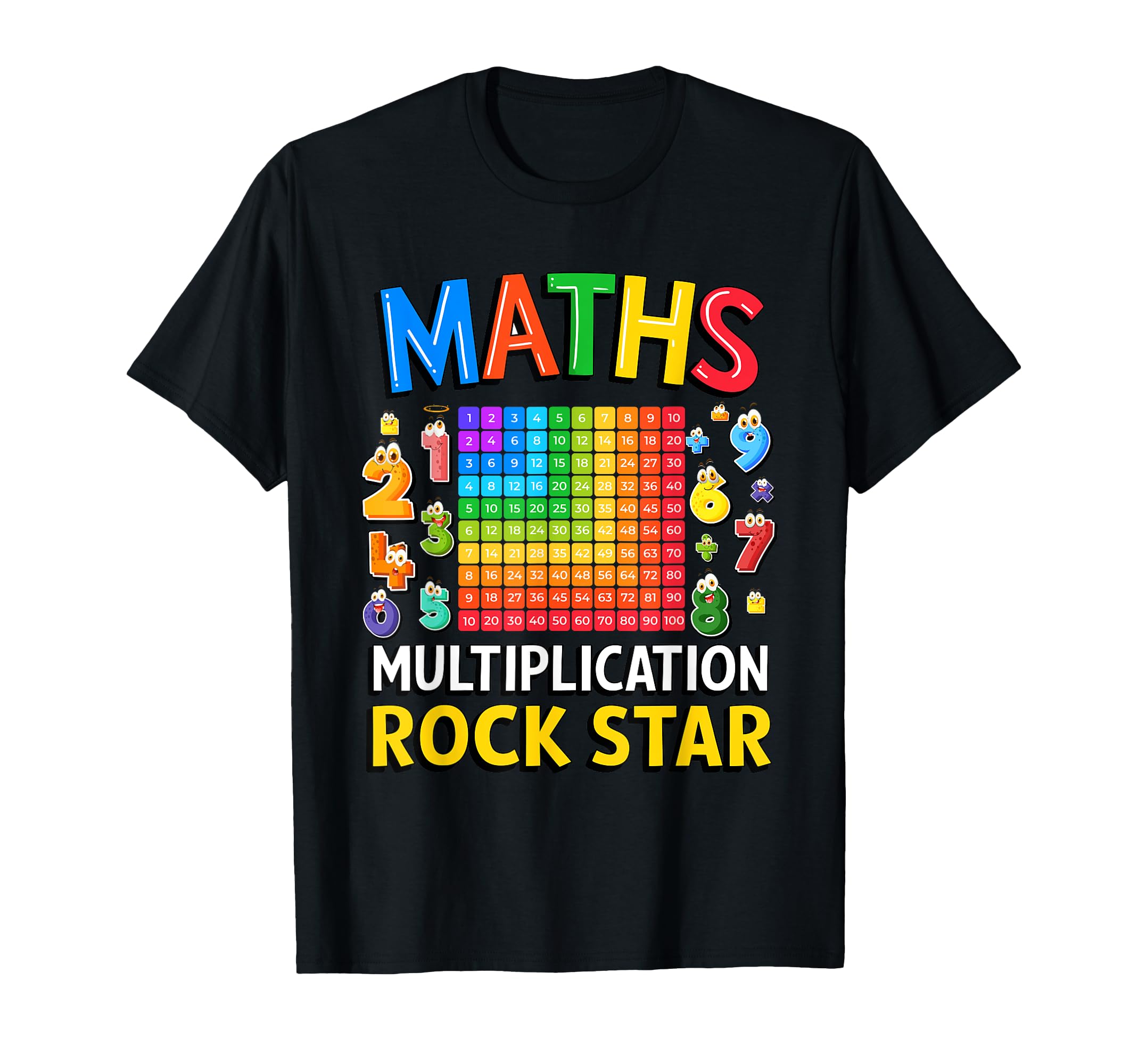Maths Fancy Dress Ideas & Number Outfits For KidsMaths Day Costume Idea For Kids & Numbers Maths Rockstar T-Shirt