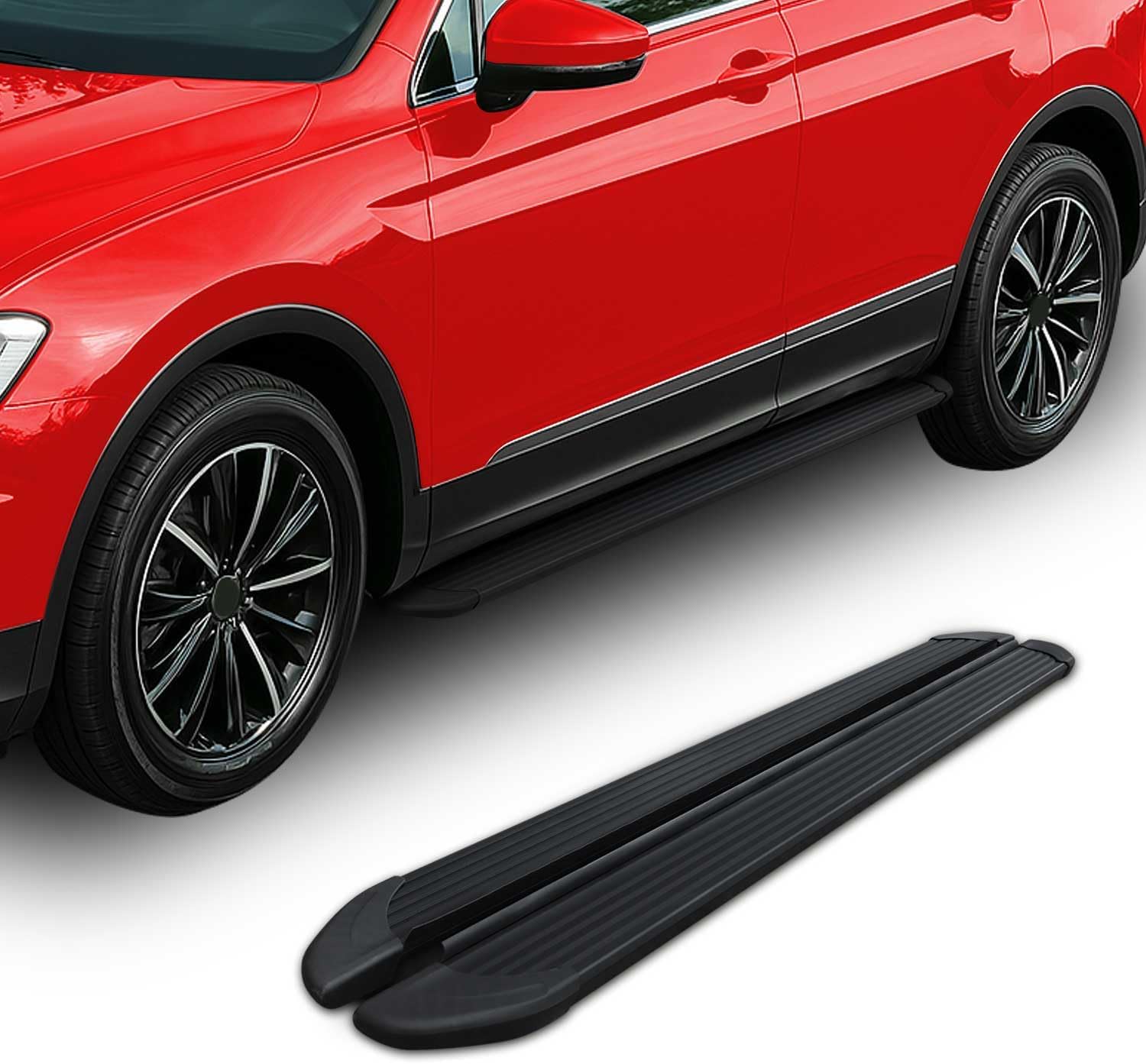 OMAC Running Boards Side Step Nerf Bars for Kia Sorento 2016-2020 Black 2Pcs