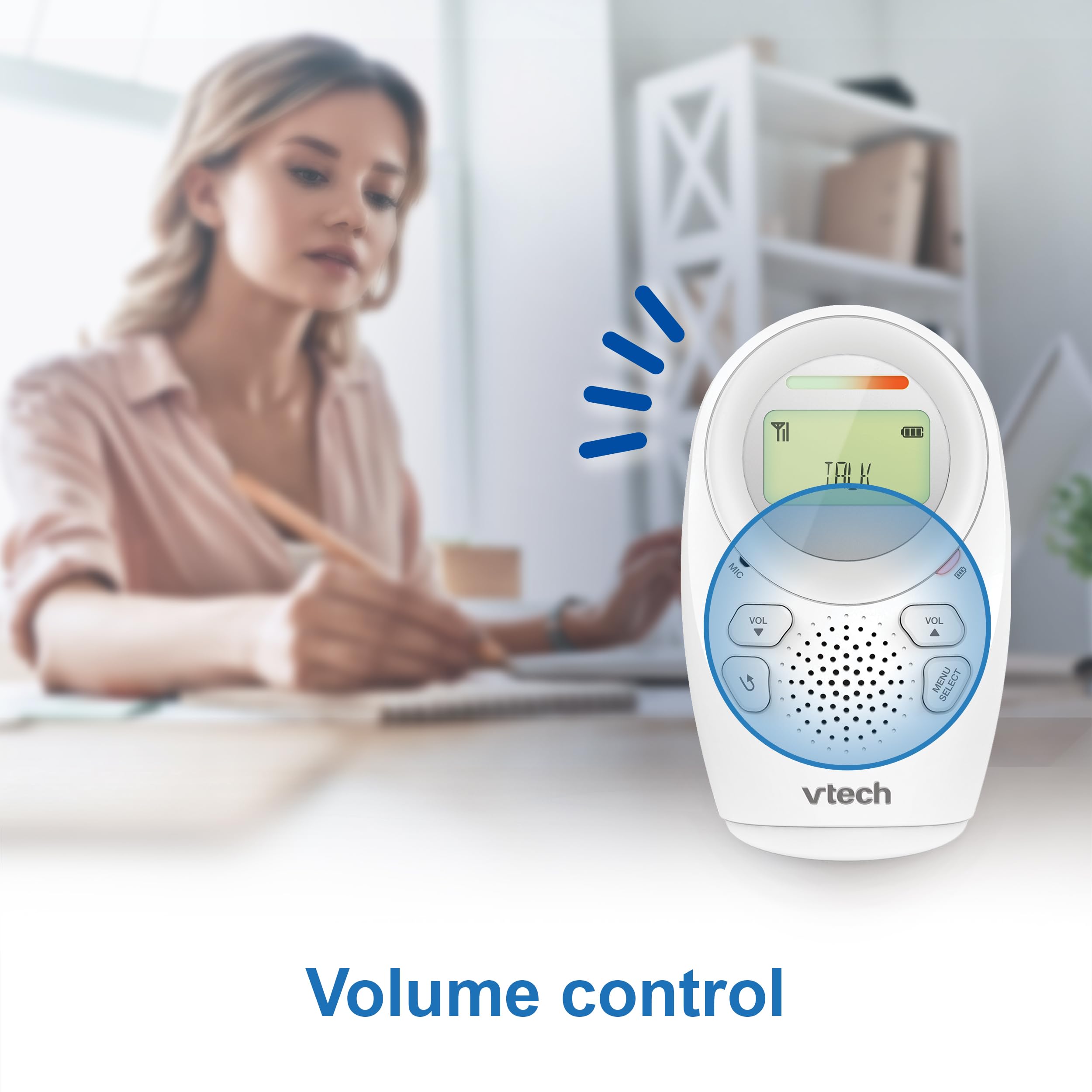 VTech - Babyphone Night Light - Fonction Veilleuse, Communication Parent/bébé - BM1211 - Version FR