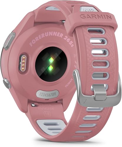 Garmin Forerunner 265S, Smartwatch per la corsa, 42mm, GPS multi-band, Display AMOLED, VO2max, HRV Status, Dinamiche di corsa al polso, Tempi di recupero, Autonomia fino a 15 giorni (Aqua) - 3
