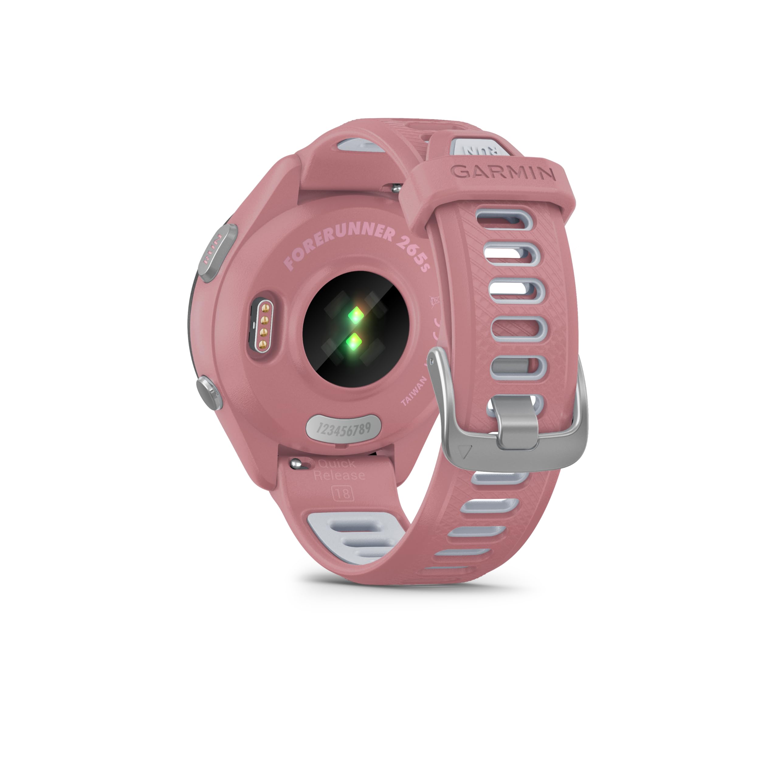 Garmin Forerunner 265, Smartwatch per la corsa, 46mm, GPS multi-band, Display AMOLED, VO2max, HRV Status, Dinamiche di corsa al polso, Tempi di recupero, Autonomia fino a 13 giorni (Whitestone)