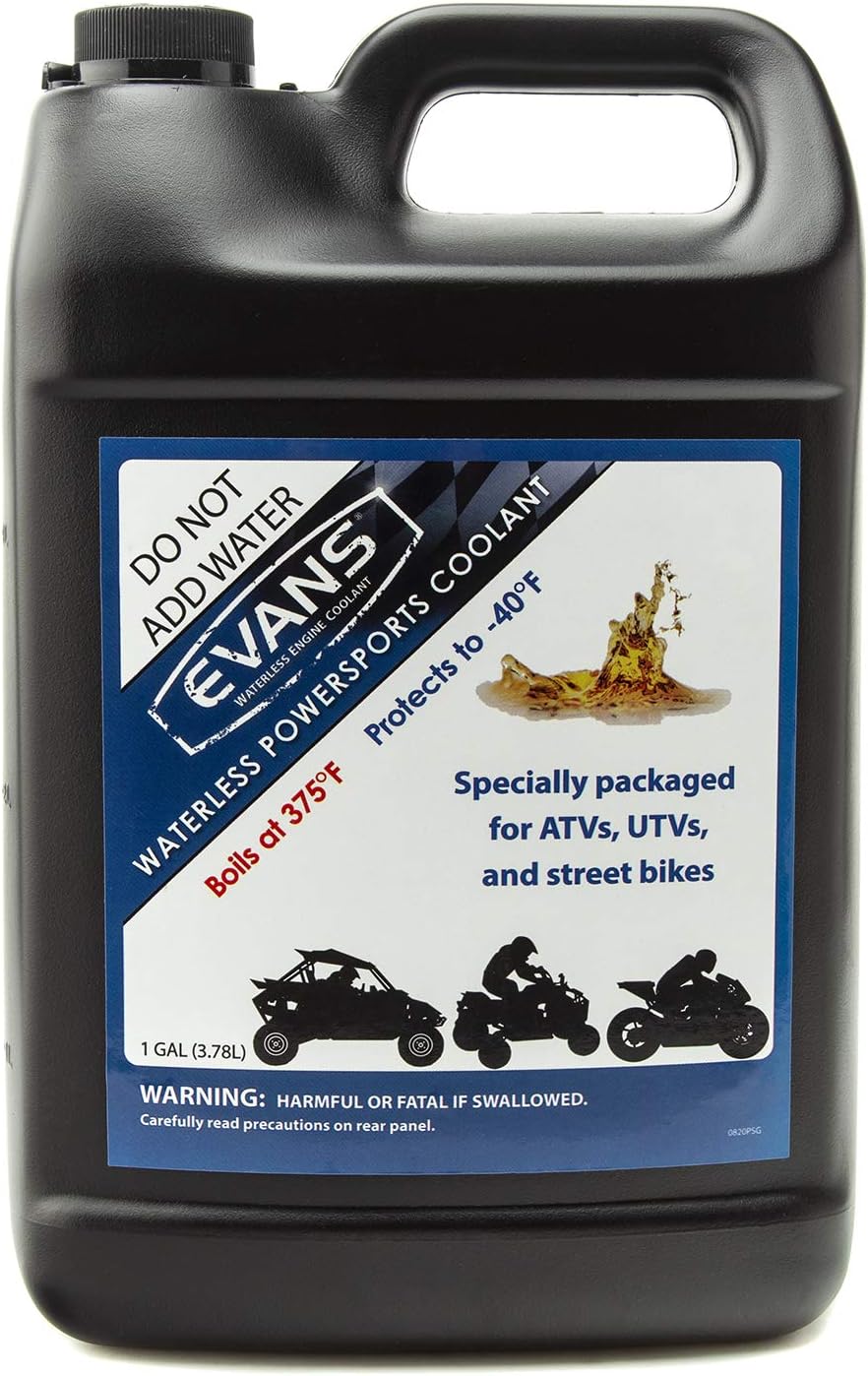 EVANS Coolant Powersports Waterless Engine Coolant (Gallon, 1 Pack)