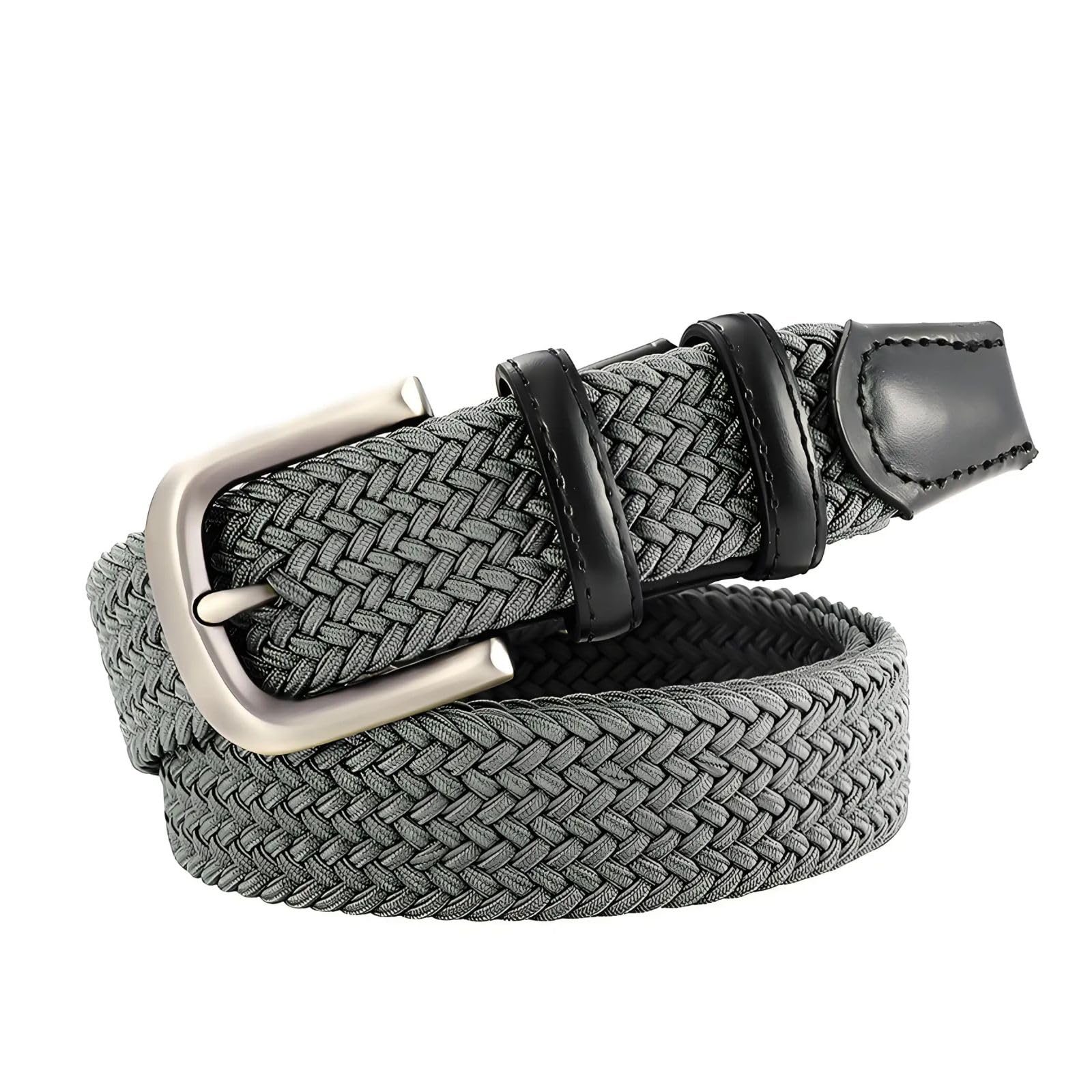 Ceinture élastique unisexe grande taille : accessoire sport gris ajustable