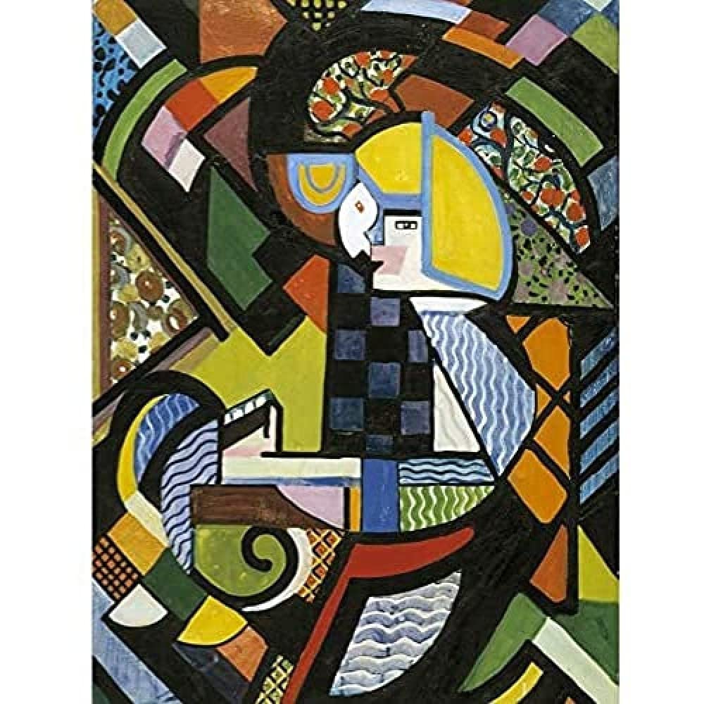 Sayen Daughter In Rocker Modernist Abstract Painting Unframed Wall Art Print Poster Home Decor Premium