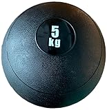 AemaSport Slam Ball Balón Medicinal Desde 2Kg hasta 30Kg - Relleno de Arena, Lanzamientos sin Rebote, Entrenamiento Fuerza, Tonificación (5Kg).