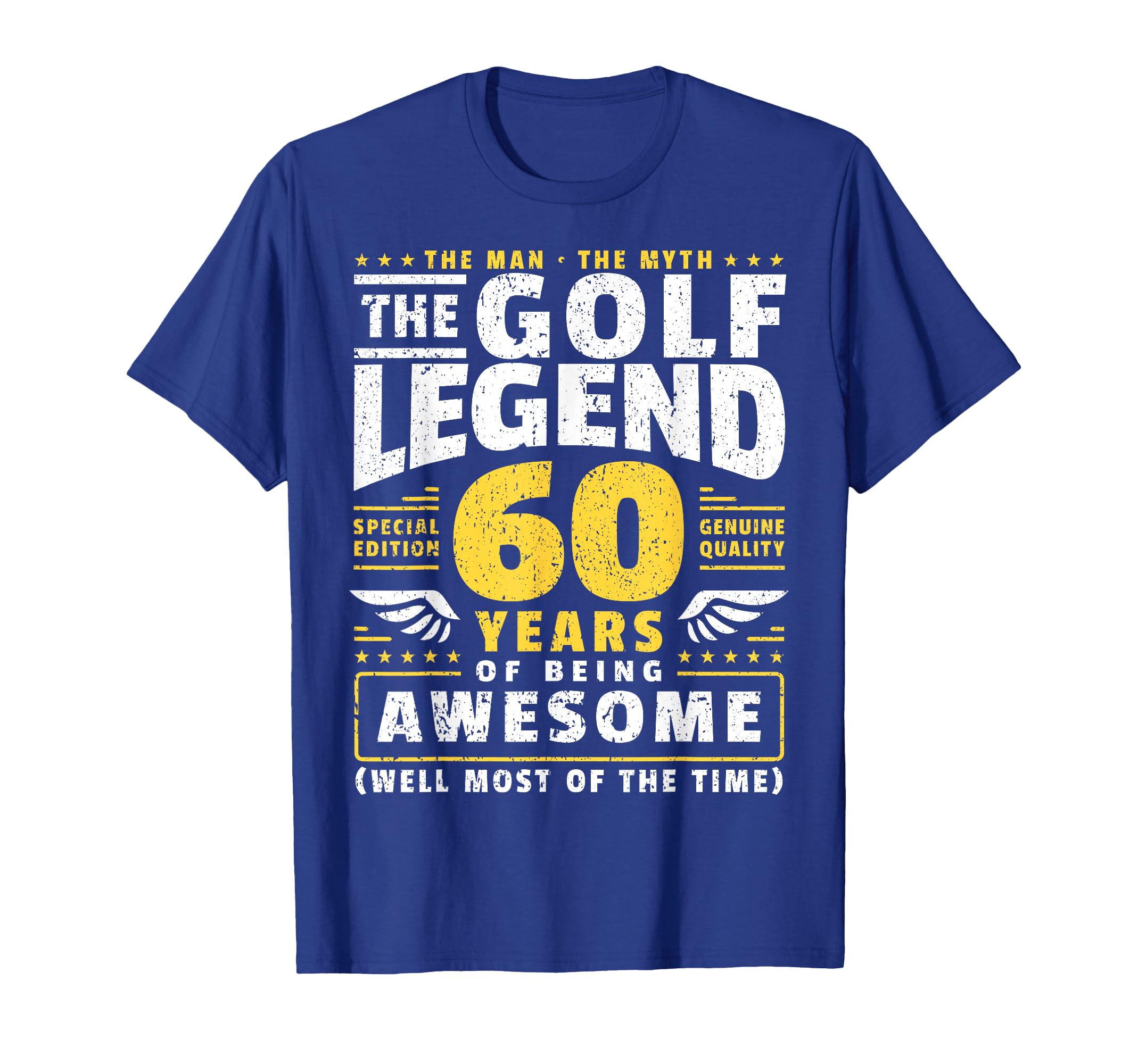 60th Birthday Golf Player 60 Years Old Golfer T-Shirt