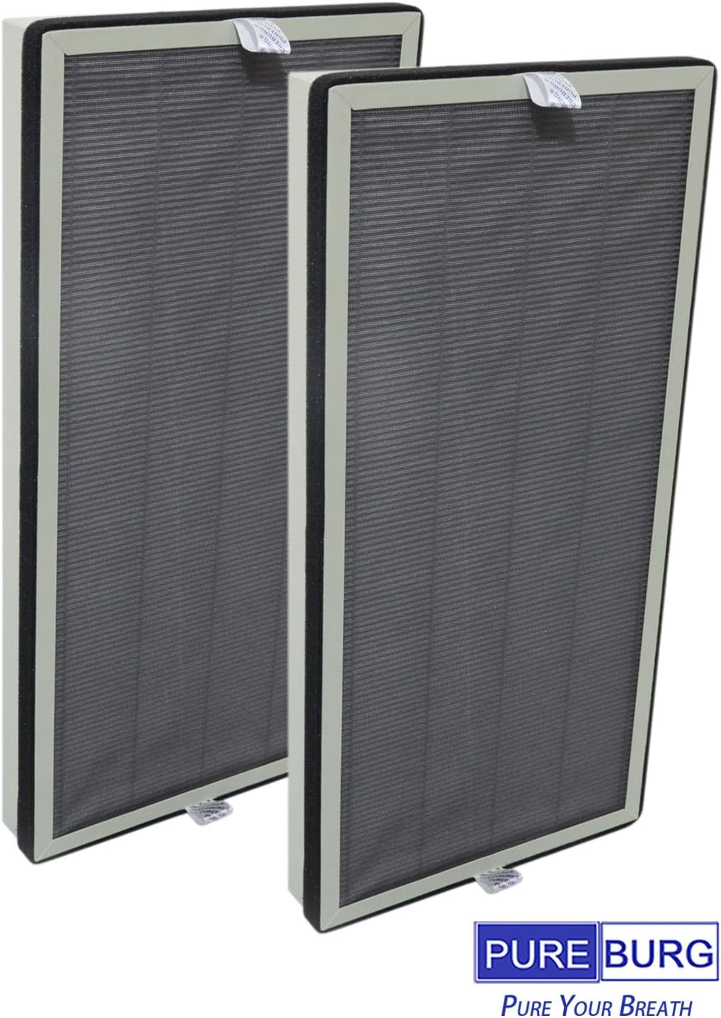 PUREBURG Replacement Filter Set Compatible with Jafända JF999 Jafanda Air Purifier,1 Set (2 Filters) H13 HEPA 4-Stage Filtration Activated Carbon 2-IN-1 - Image 4