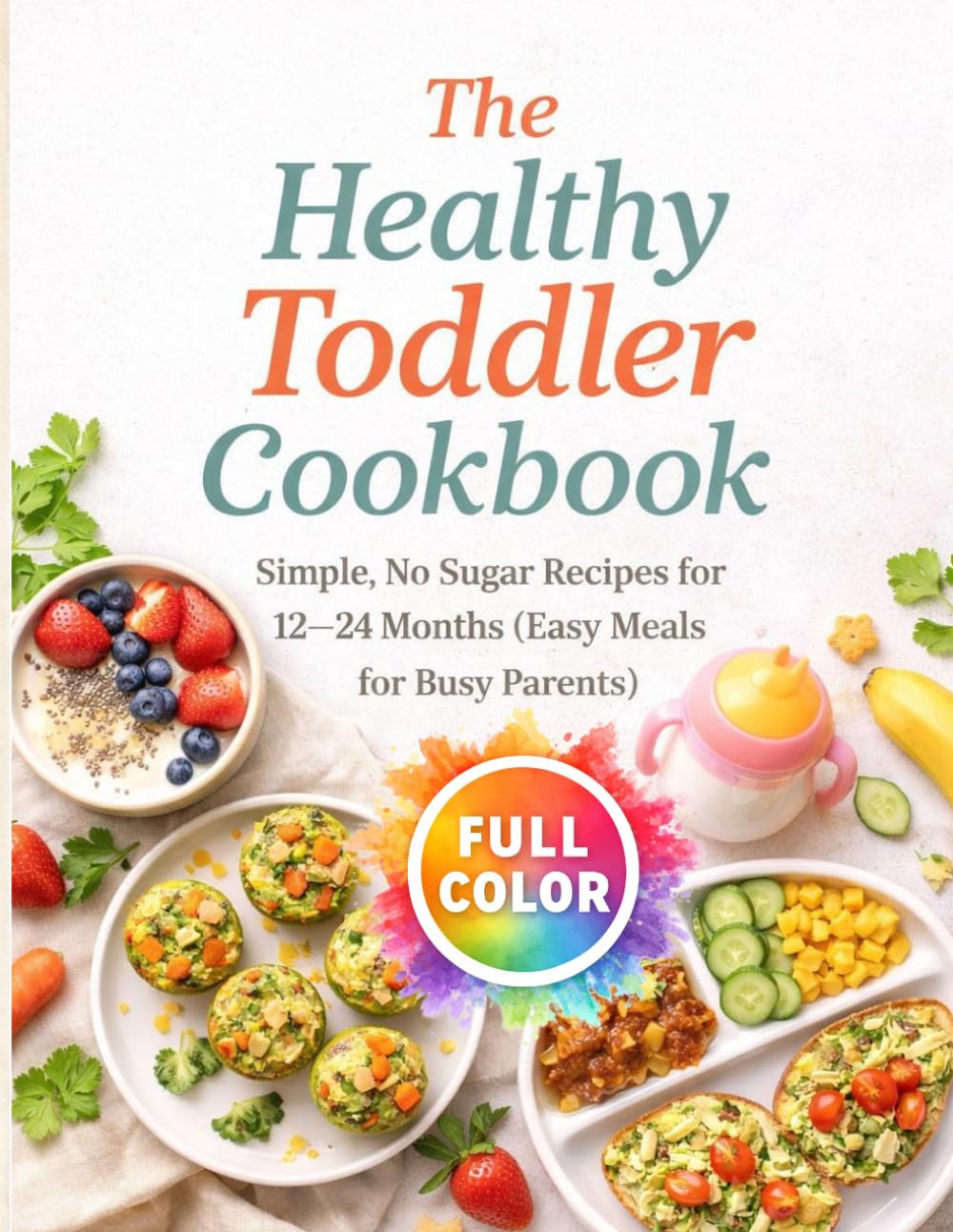 The Healthy Toddler Cookbook: Simple, No Sugar Recipes fpr 12-24 Months ( Easy Meals for Bussy Parents)