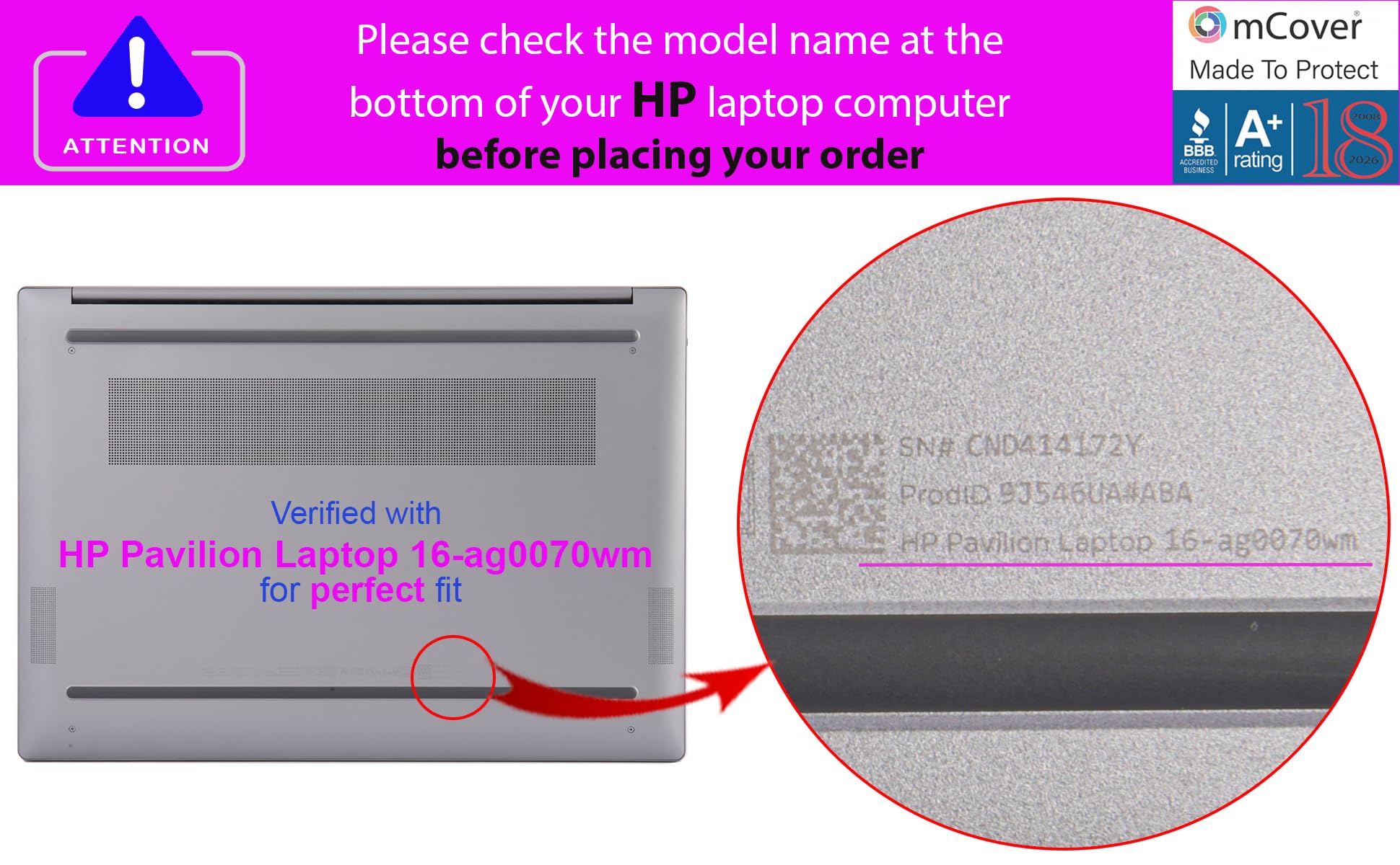 Amazon.com: mCover Case ONLY Compatible for 2024+ HP Pavilion 16