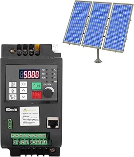 WOOXGEHM 1.5KW 3.7A Variable Frequency Drive, DC400â€‘700V Input AC 3PH 0â€‘380V 0â€‘650Hz Output Variable Frequency Drive Inverter, Fire Resistant, Safety, Digital Tube Display