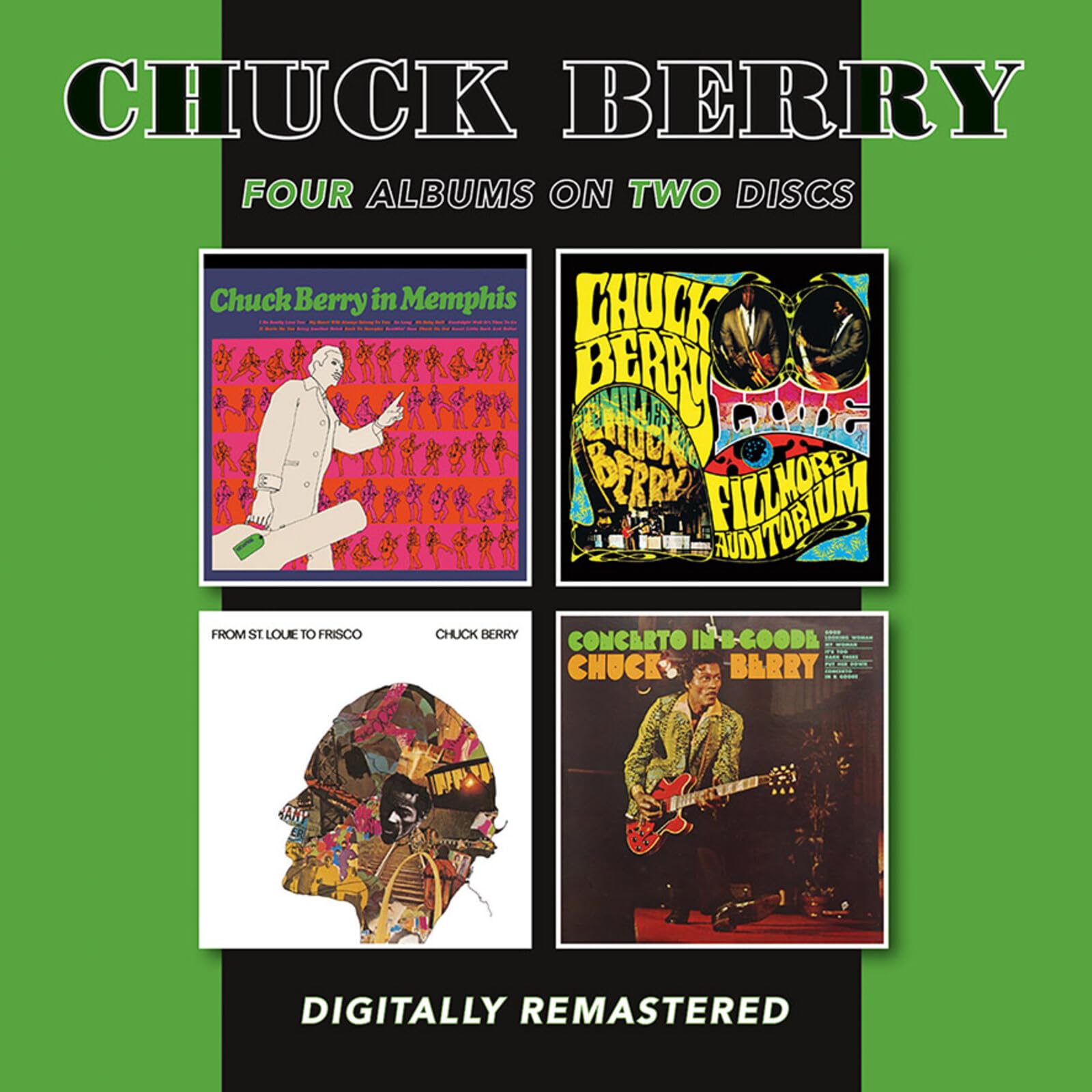 Chuck Berry - In Memphis/Live at Fillmore/From St Louie to Frisco + (2CD)  NEW
