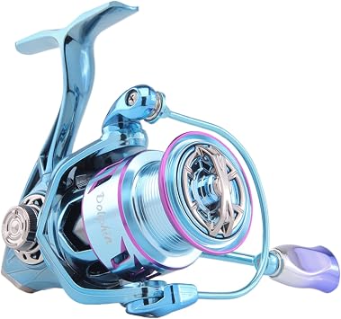 HAUT TON Dolphin Advance Edition Spinning Reel,5.21Gear Ratio,22LBS,5+1BB,Backlash Free Bearing,Sealed Drag System,Saltwater,Freshwater Fishing Reels