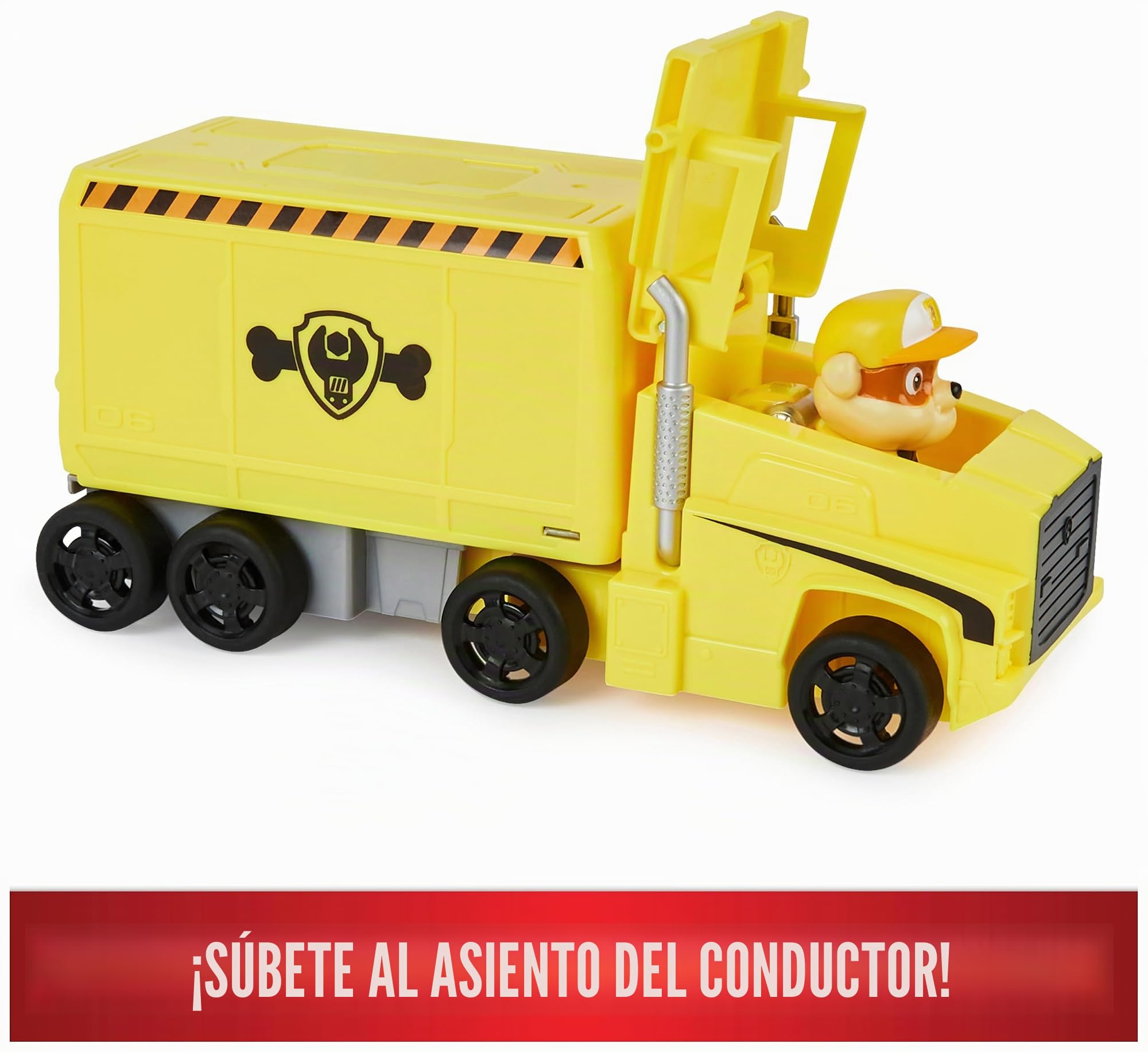 Paw Patrol Patrulla Canina - Coche TRANSFORMABLE Rescue Knights + Figura Chase - Patrulla Canina Coche de 15 cm con 1 Figura de Chase - 6063584 - Juguetes Niños 3 Años +