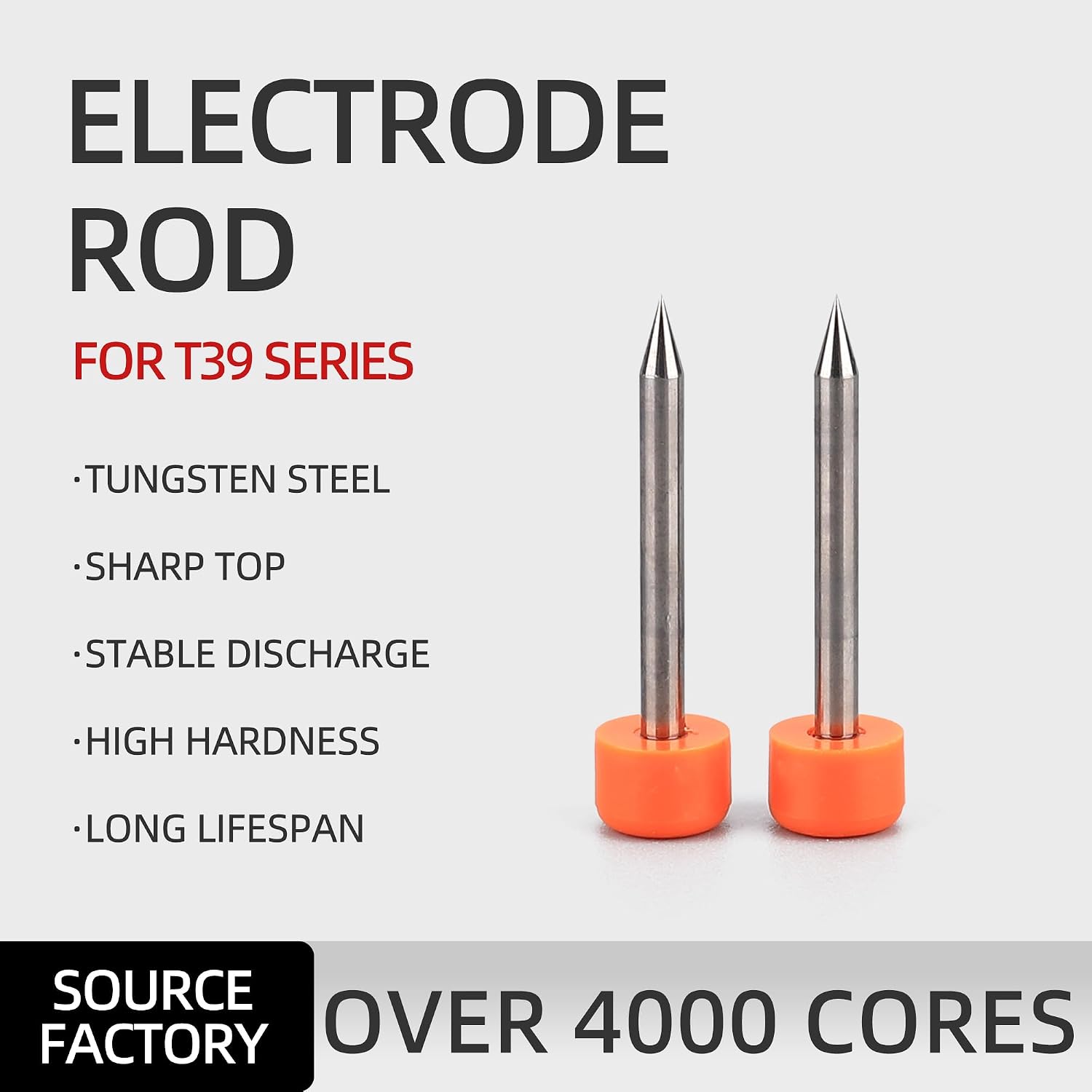 Fiber Fusion Splicer Electrodes Rod for TYPE-39/TYPE-81C/TYPE-400S+/TYPE-600C Equipment