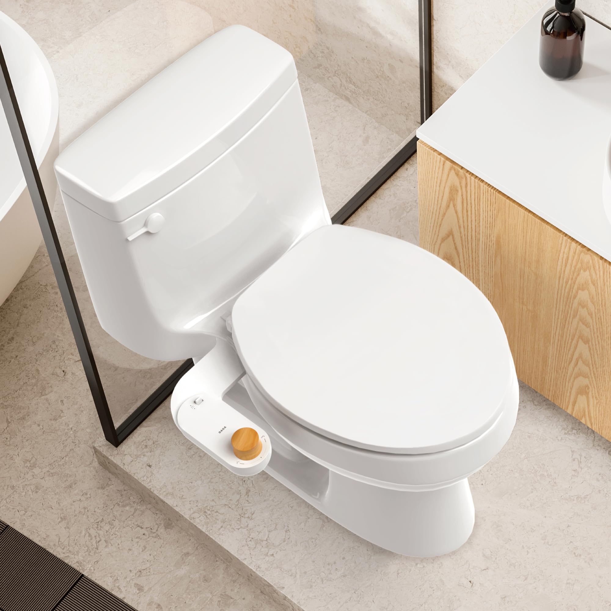 Image secondaire de Siège de Toilette Bidet Manuel Non Électrique VOVO Basic 9