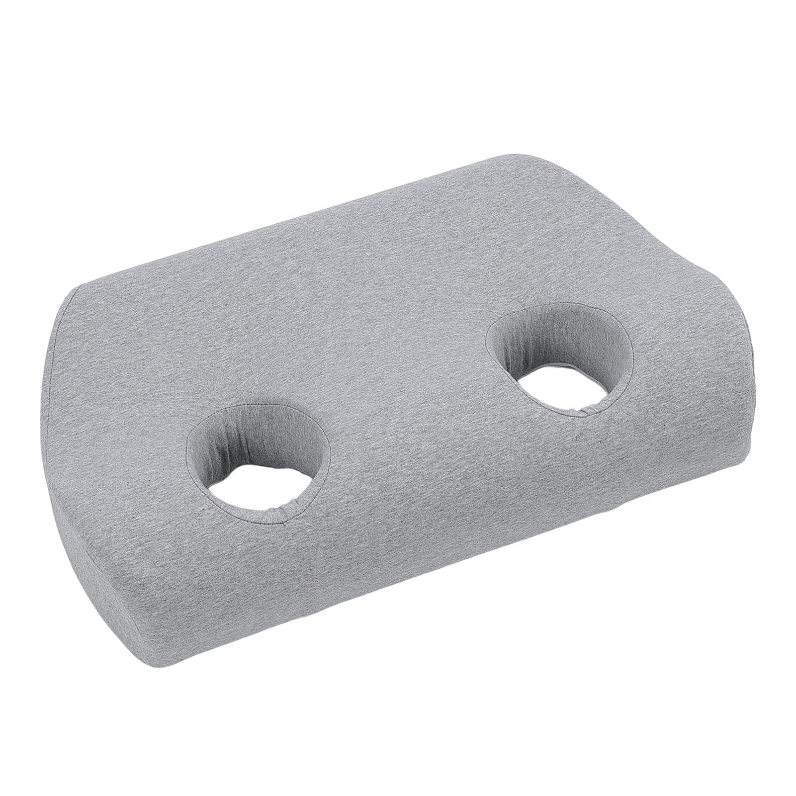 Cuscino Auricolare a Doppio Foro per Chi Dorme Sul Fianco con Memory Foam Ad Alta densità e Design Adatto Alle Orecchie per un Sonno Confortevole, 1 unità