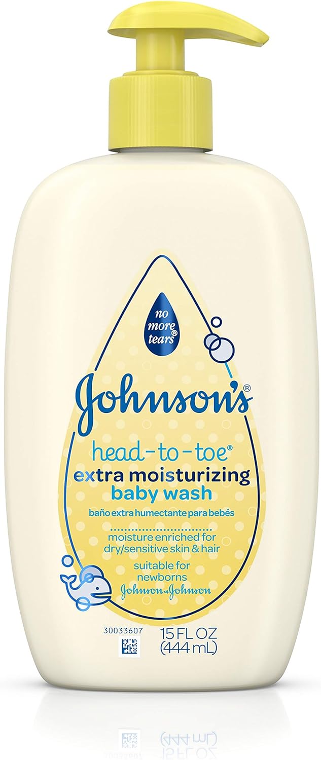 Johnson's Head-to-Toe Extra Moisturizing Baby Wash, 15 Fl. Oz