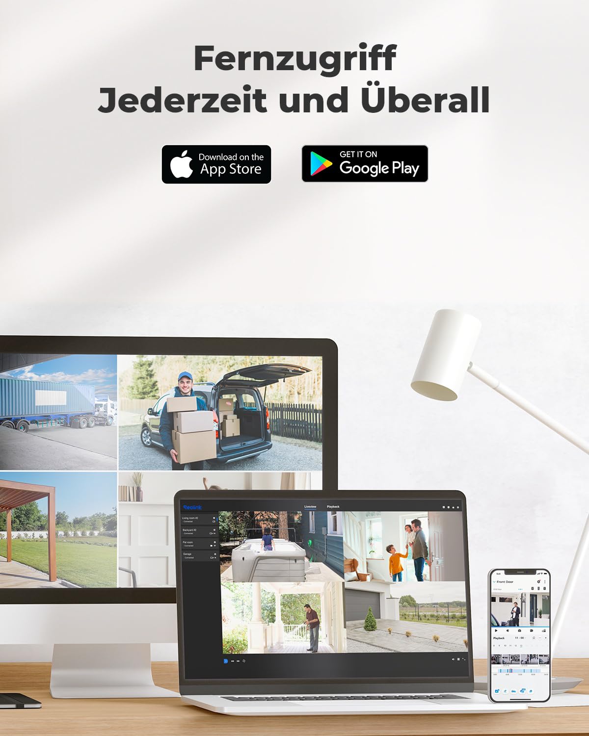 Reolink 4K PoE Überwachungskamera Aussen mit Smarter Erkennung, RLC-820A-B | 8MP Smarte PoE Kamera Outdoor mit IP67 Wasserfest, 30m IR Nachtsicht, Audio, microSD Kartensteckplatz und Zeitraffer