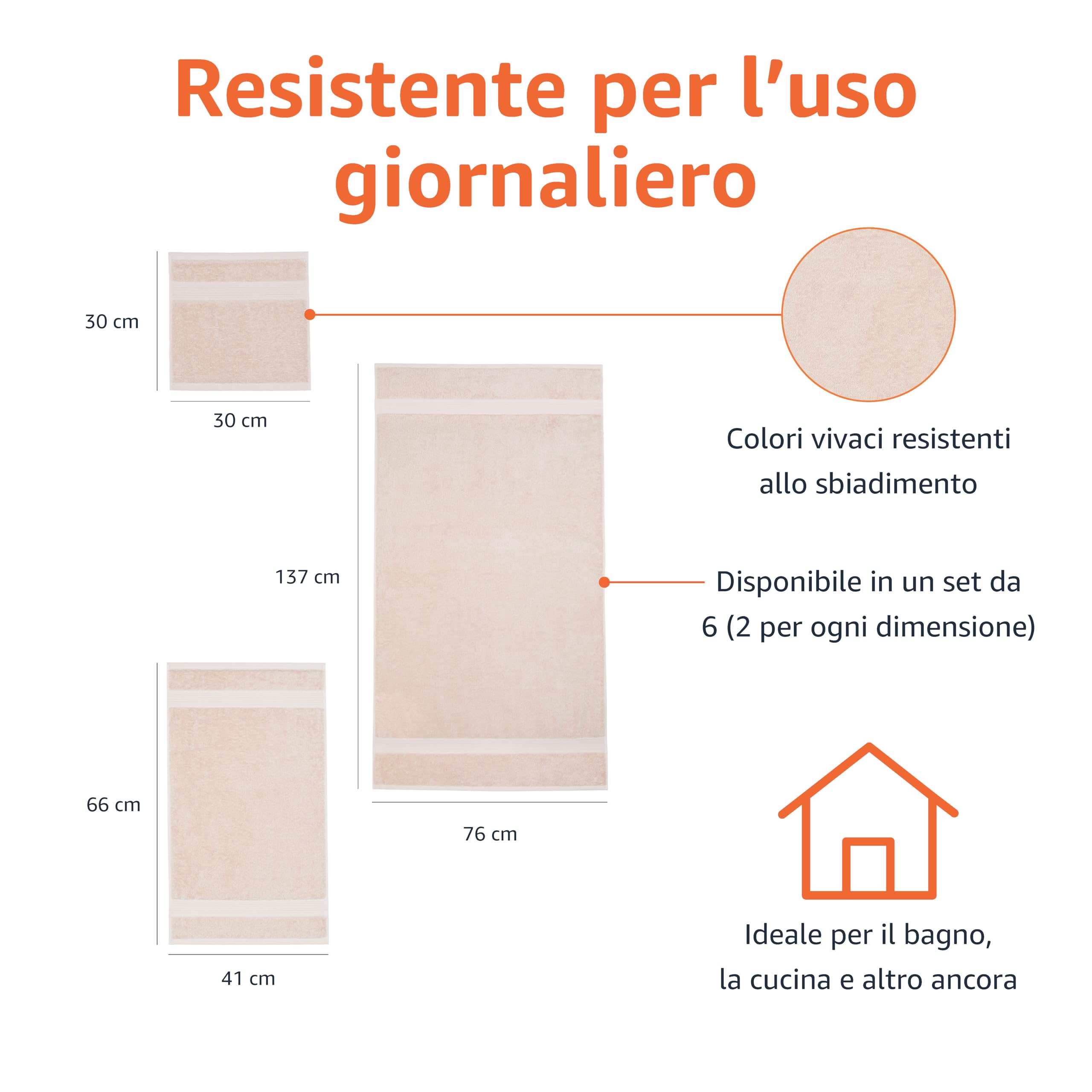 Set Di 2 Asciugamani Peshtemal In Cotone Turco Biologico, 45x75 Cm, Color Corallo, Multiuso: Asciugamani Viso, Cucina, Bagno, Palestra, Yoga, Viaggio, Asciugatura Rapida - 6