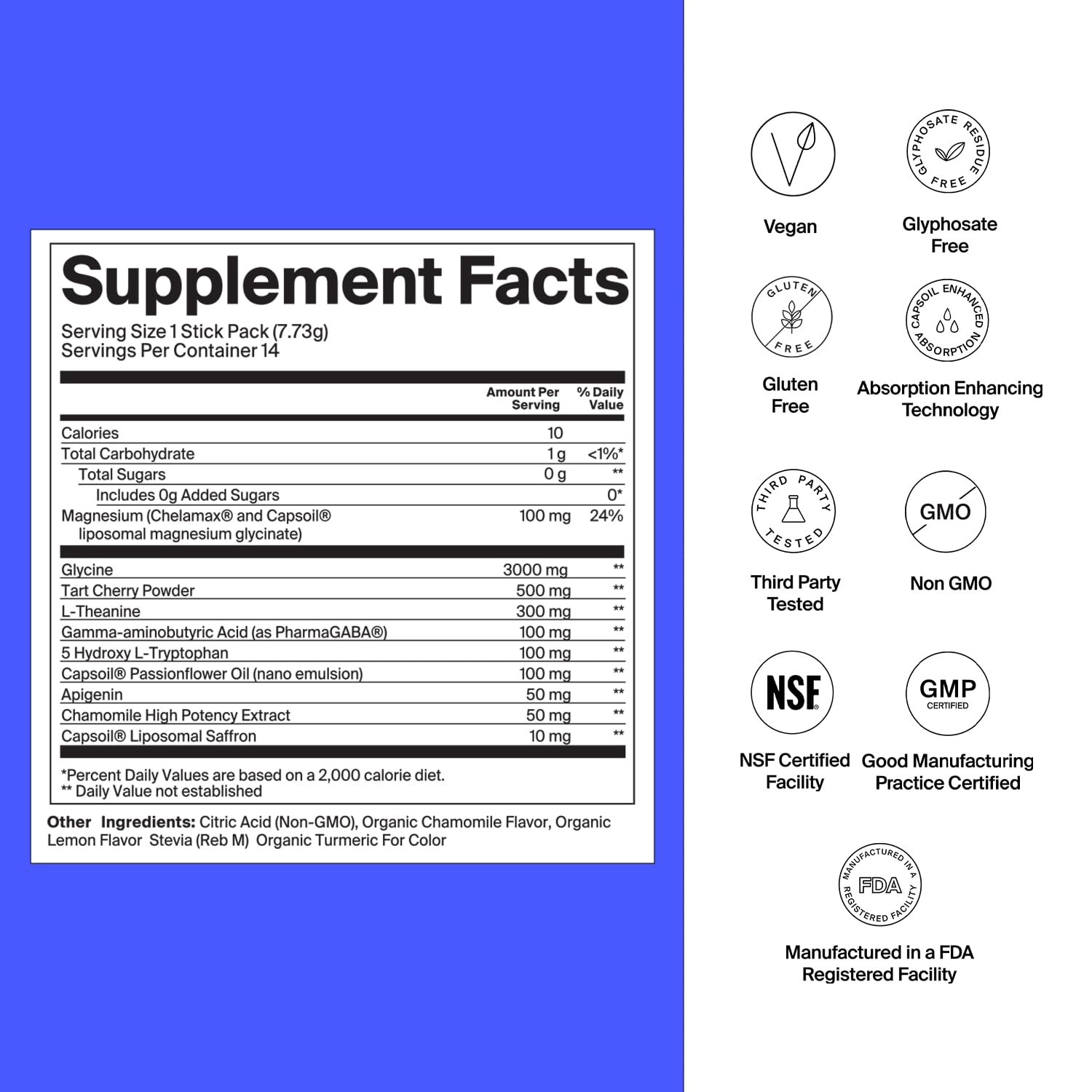 The Absorption Company Sleep Aid Powder, Calming Drink Mix Packets,14PK — Amazon image 2