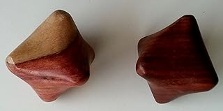 2 Piece Reflexology Thai Hand Massage Star Wooden Hand Grip