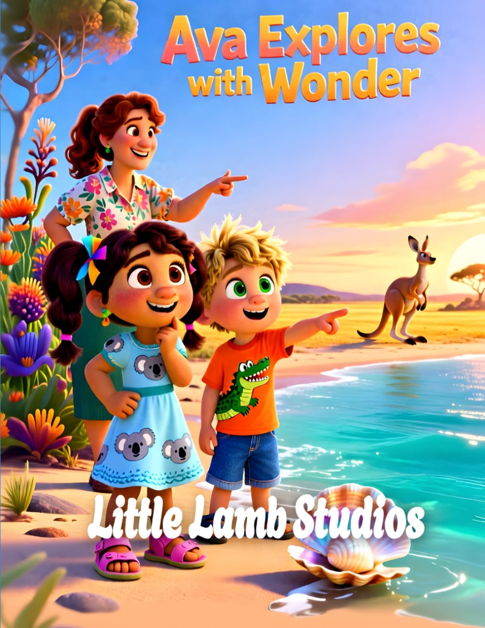 Ava Explores with Wonder: Australia/Oceania: A Heartwarming Children’s Picture Book on Curiosity, Discovery, and God’s Wonders (Psalm 111:2): 10 (God’s Blessed Little Ones)
